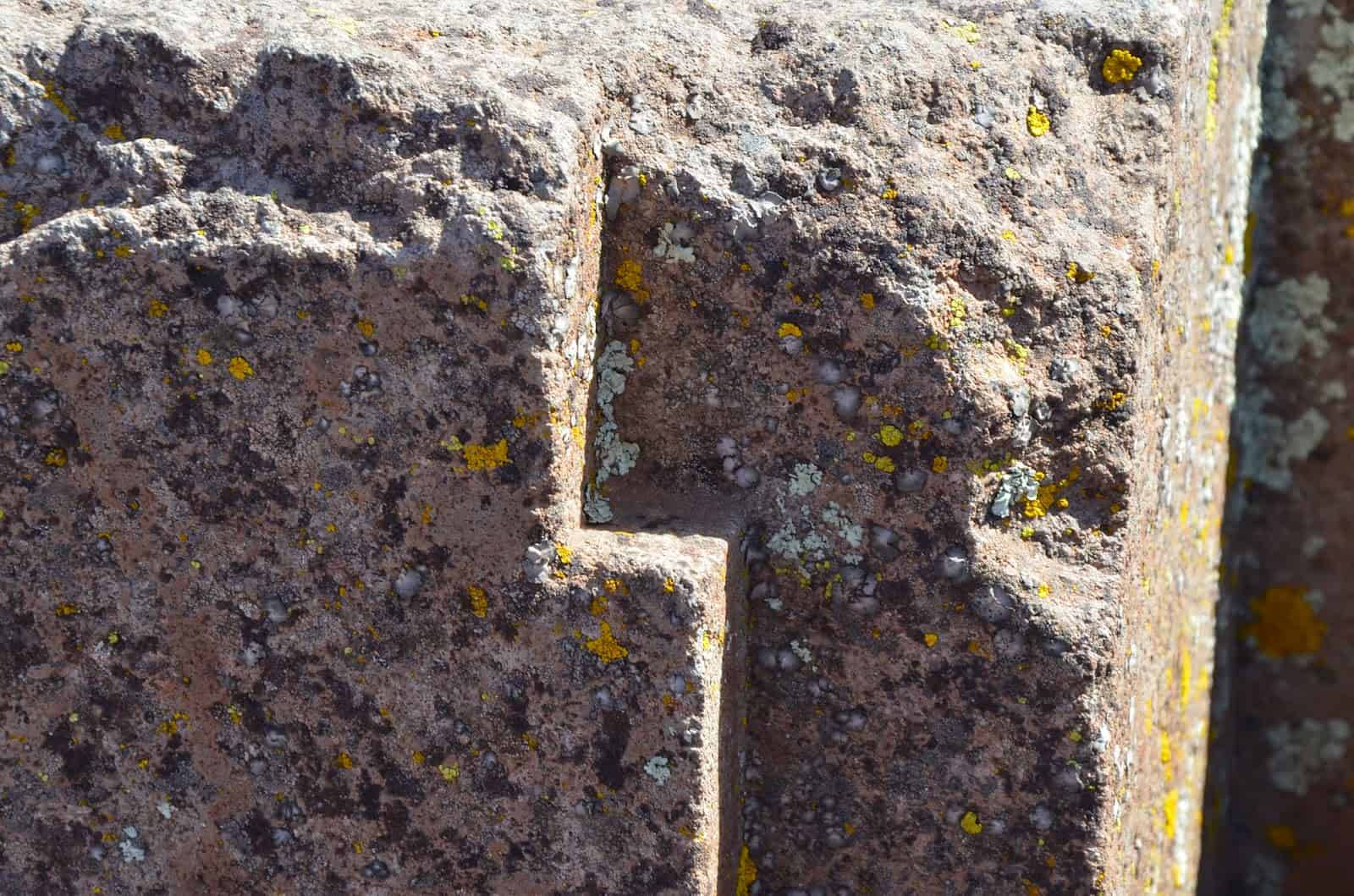 Cut stones at Pumapunku at Tiwanaku, Bolivia
