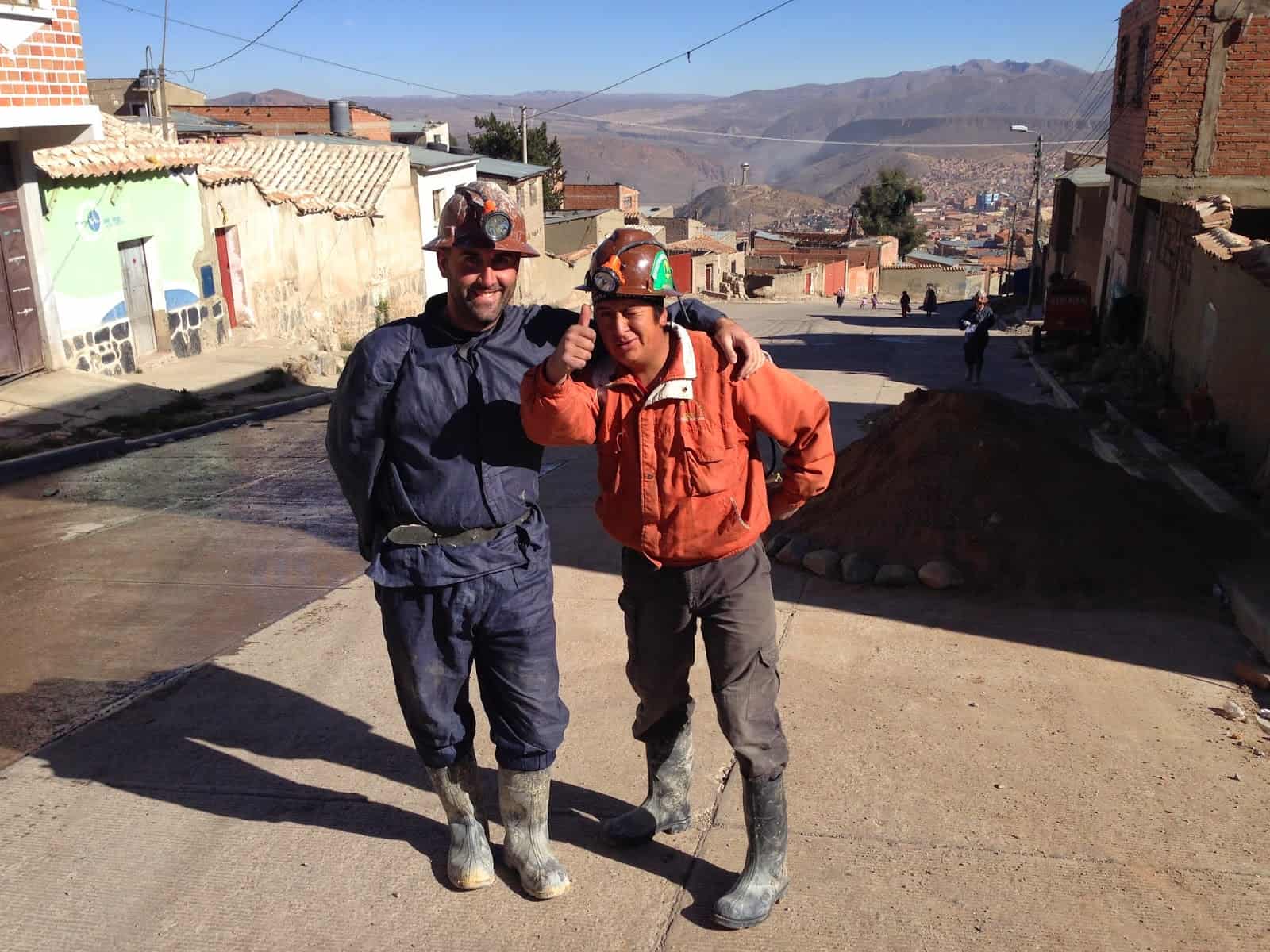 Me and Beto in Potosí, Bolivia