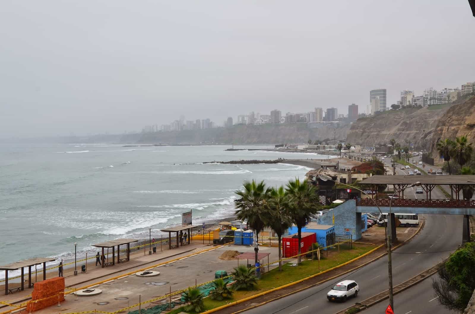 View from Descent to the Baths in Barranco, Lima, Peru