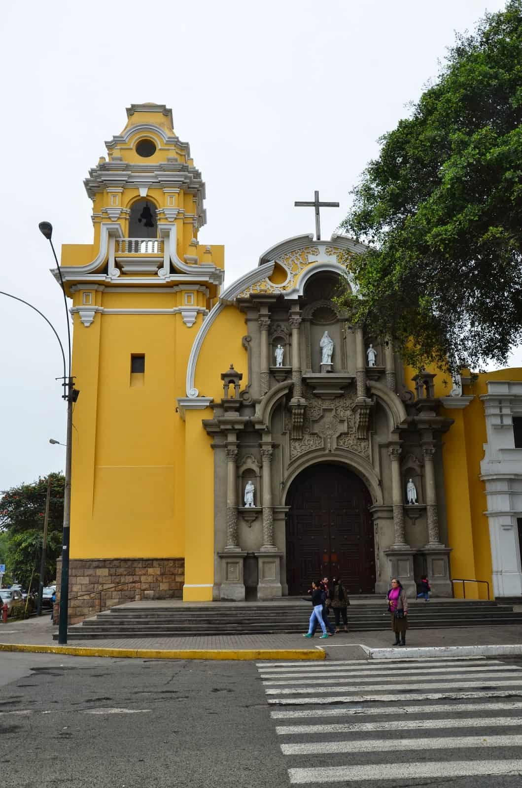 Holy Cross Church in Barranco, Lima, Peru