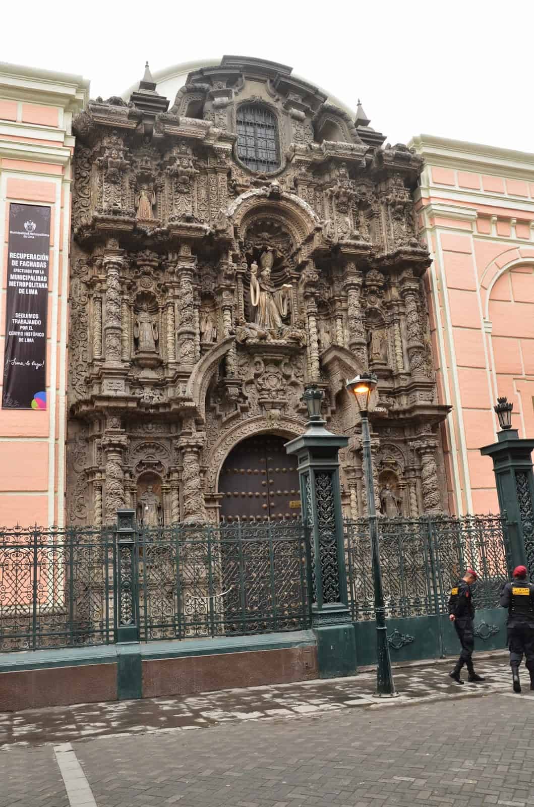 Iglesia de San Agustín in Lima, Peru