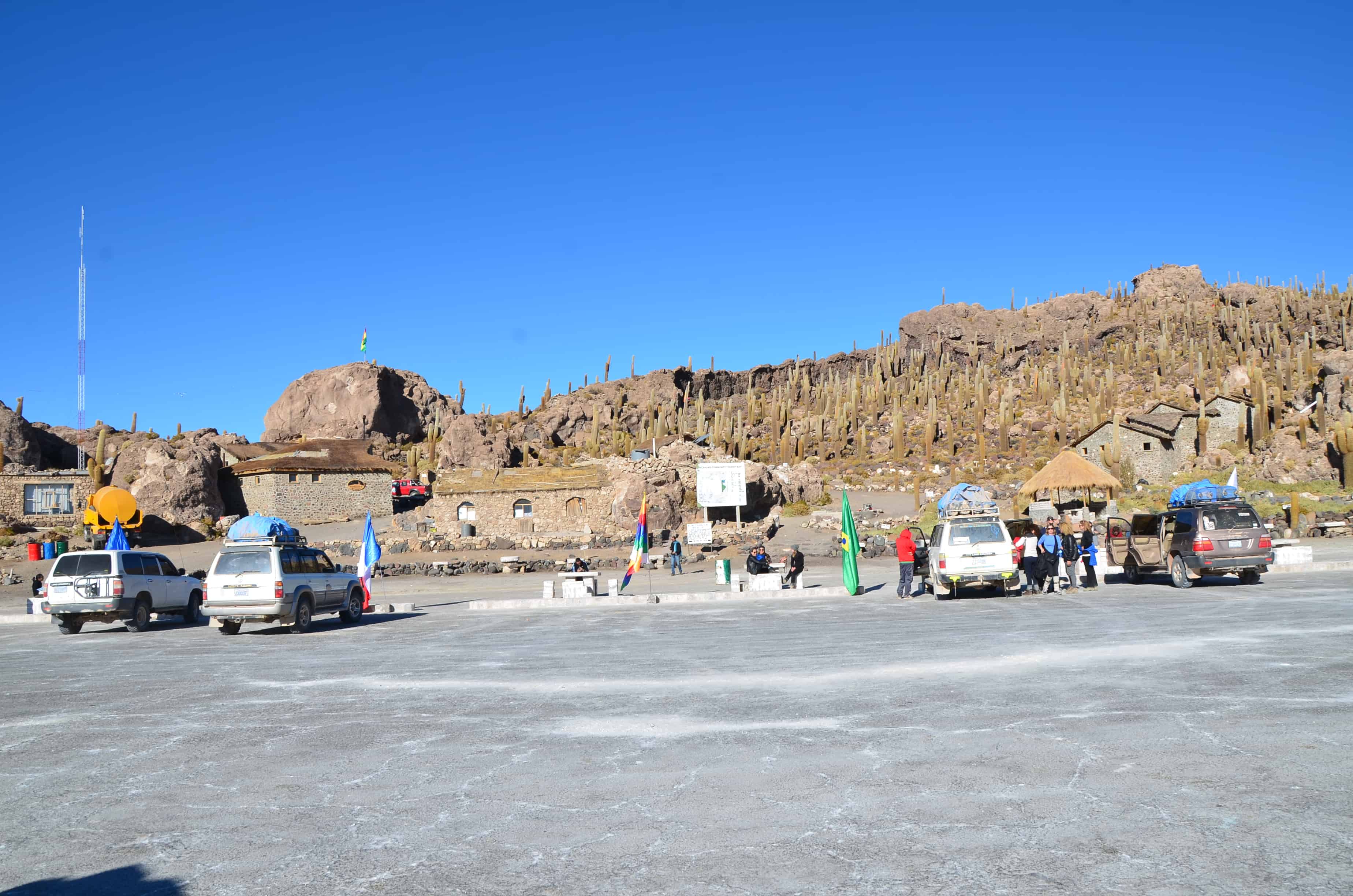 Incahuasi in Uyuni Salt Flat, Bolivia