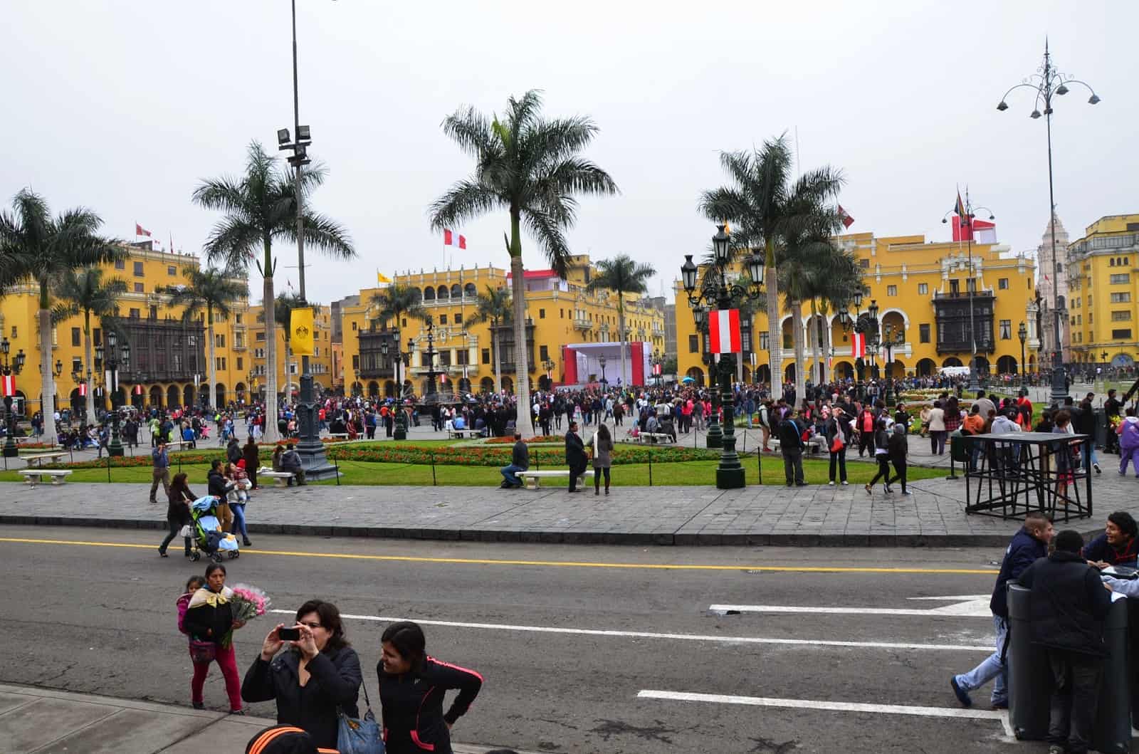 Plaza Mayor in Lima, Peru
