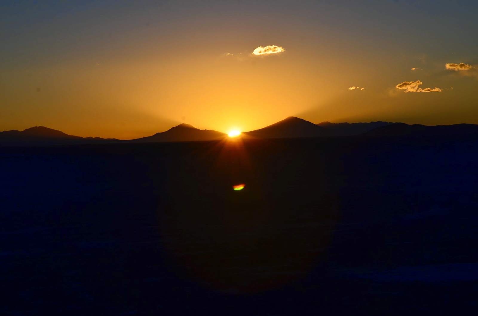 Sunset in Bolivia