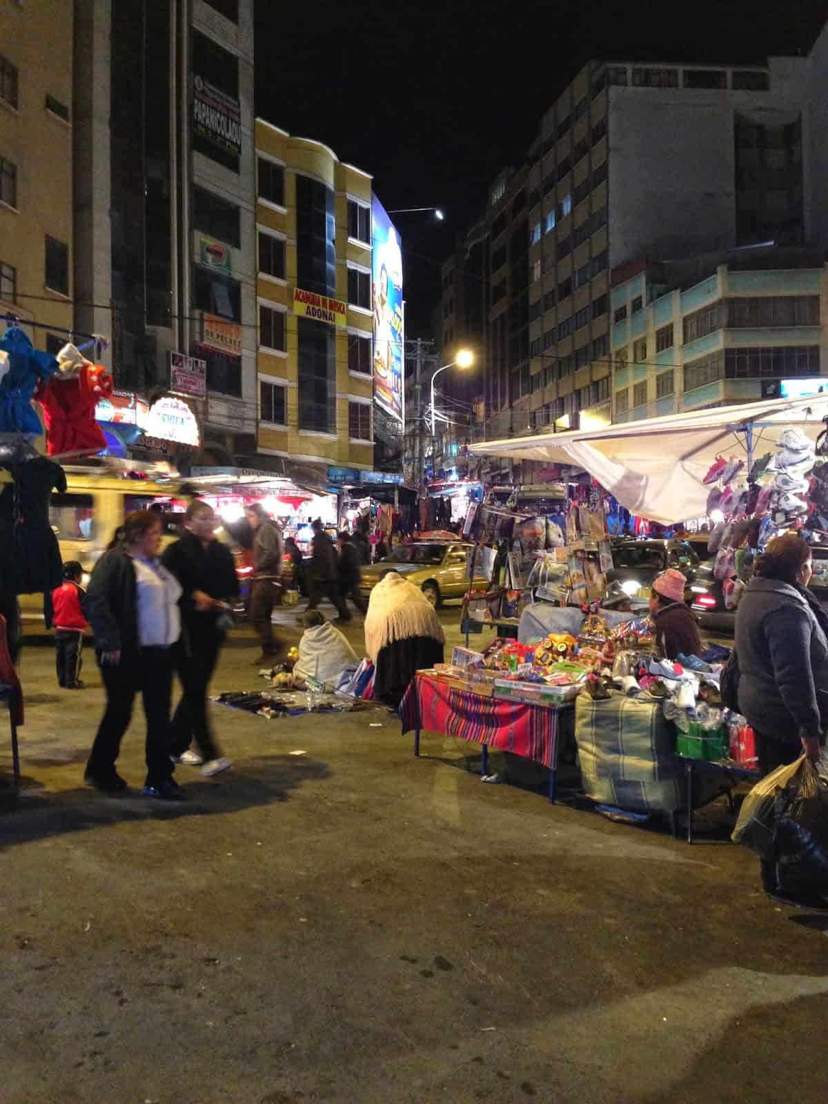 Mercado Negro in La Paz, Bolivia