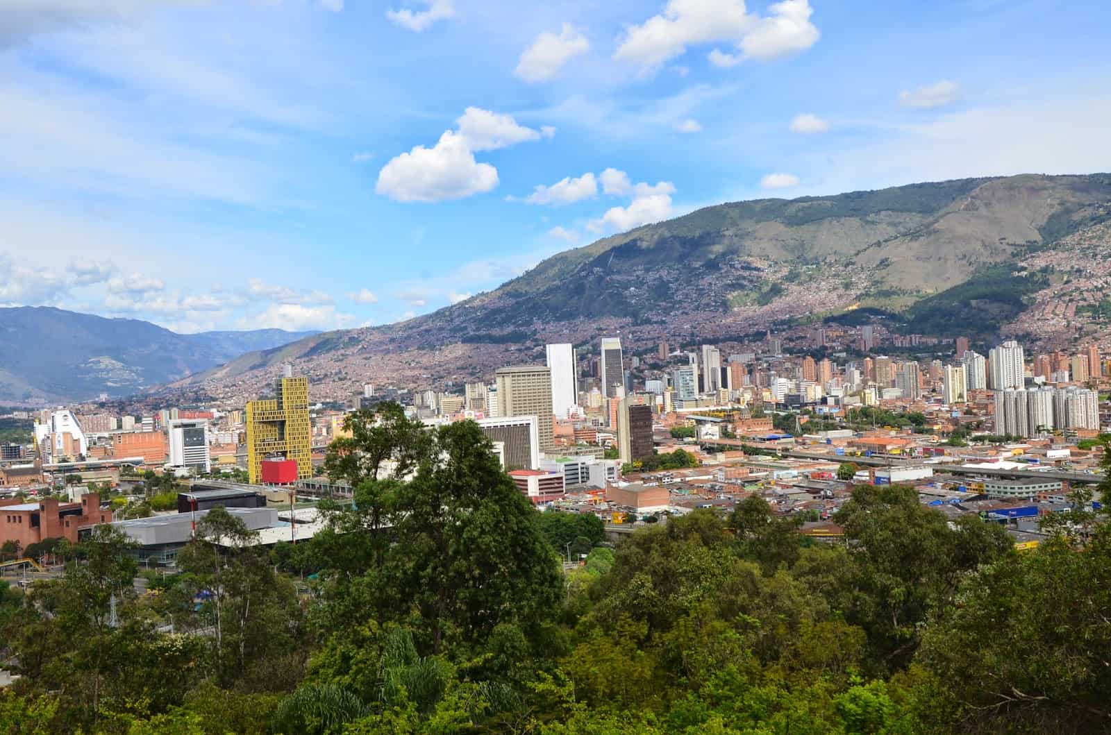 View of Medellín from Nutibara Hill, Antioquia, Colombia