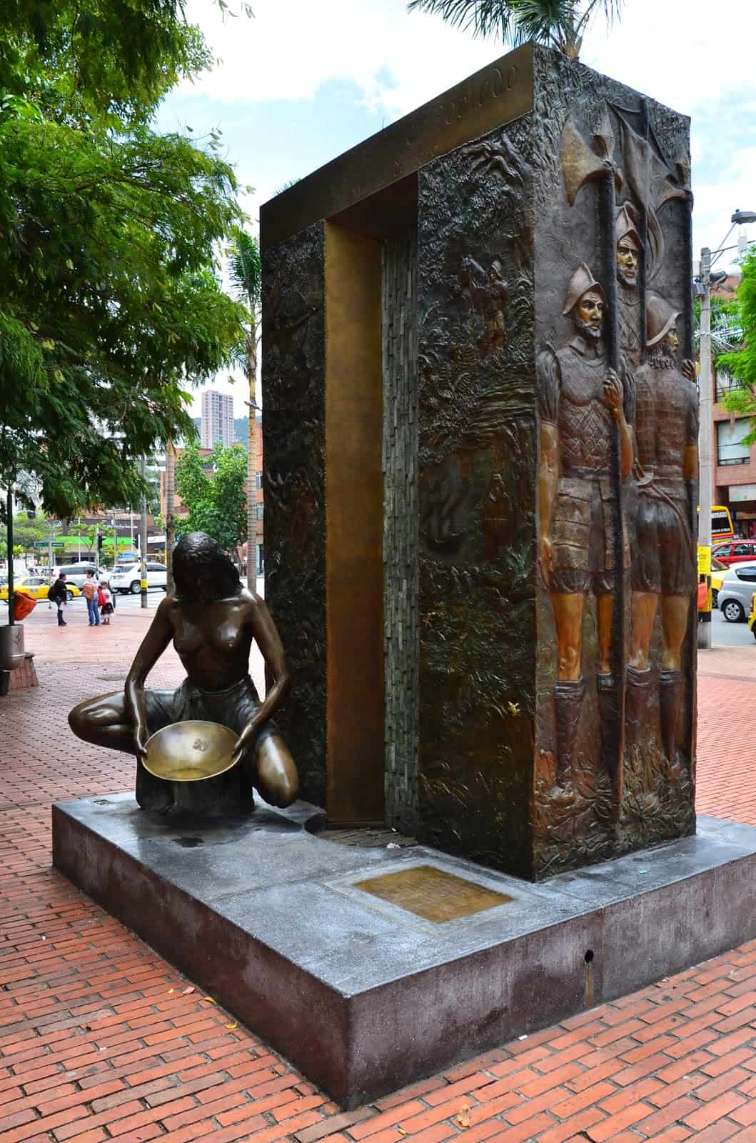 Monument in El Poblado, Medellín, Antioquia, Colombia