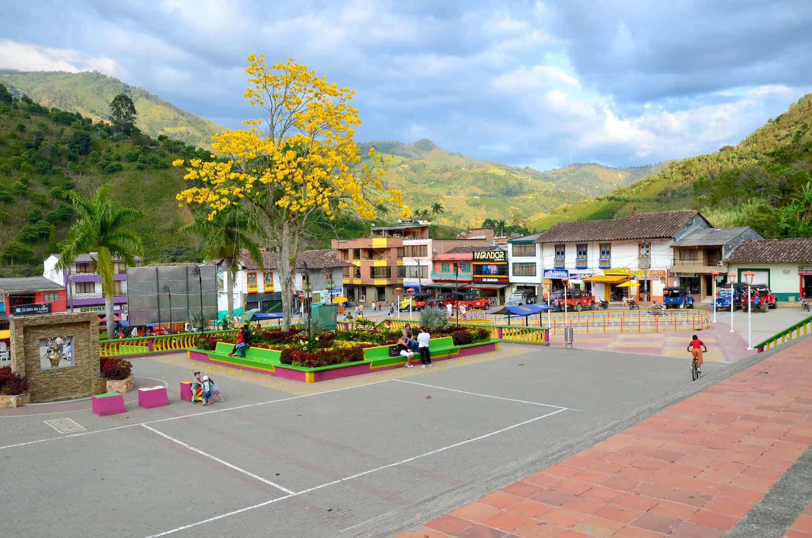 Plaza in Mistrató, Risaralda, Colombia