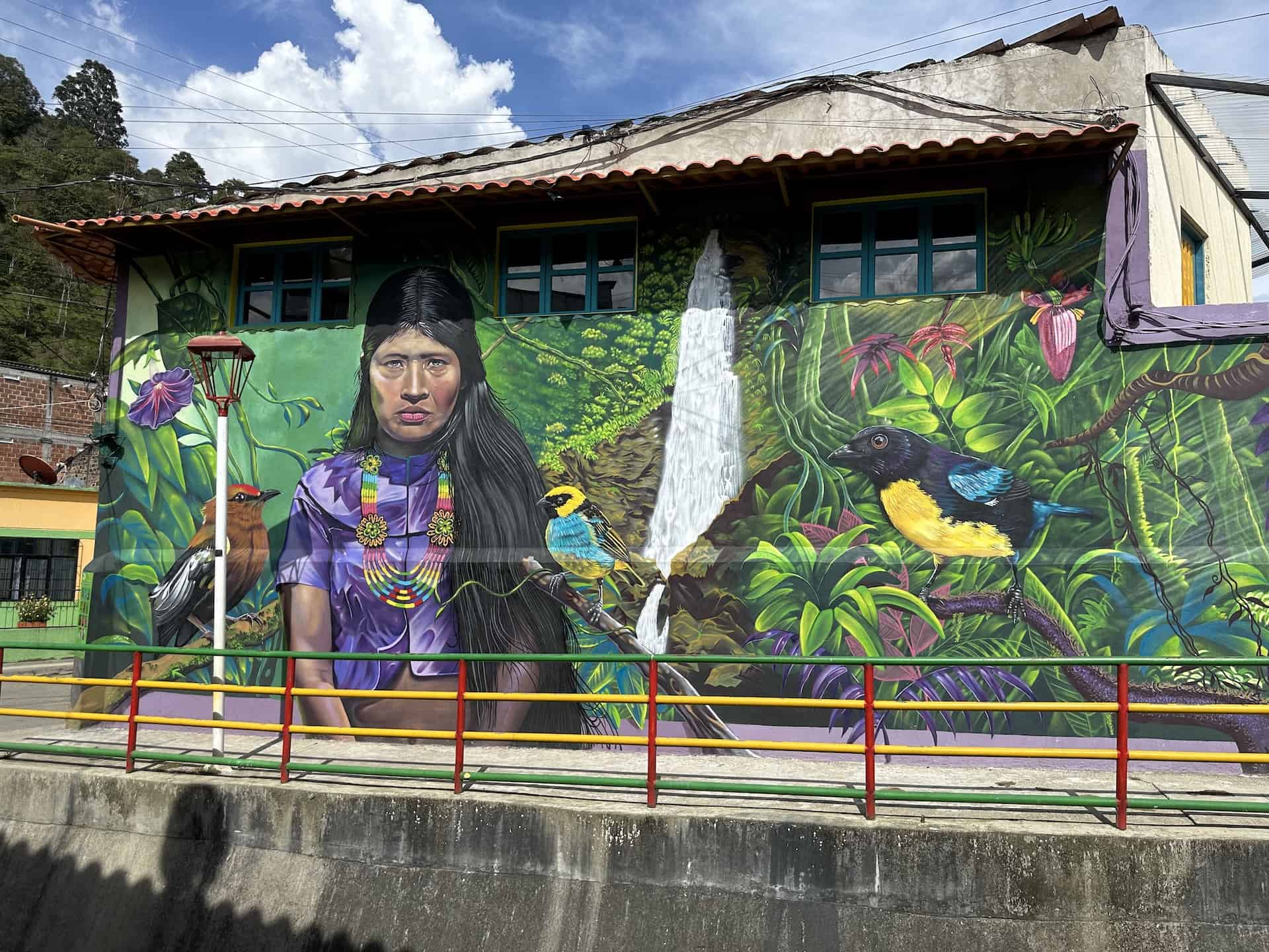 Mural in Mistrató, Risaralda, Colombia
