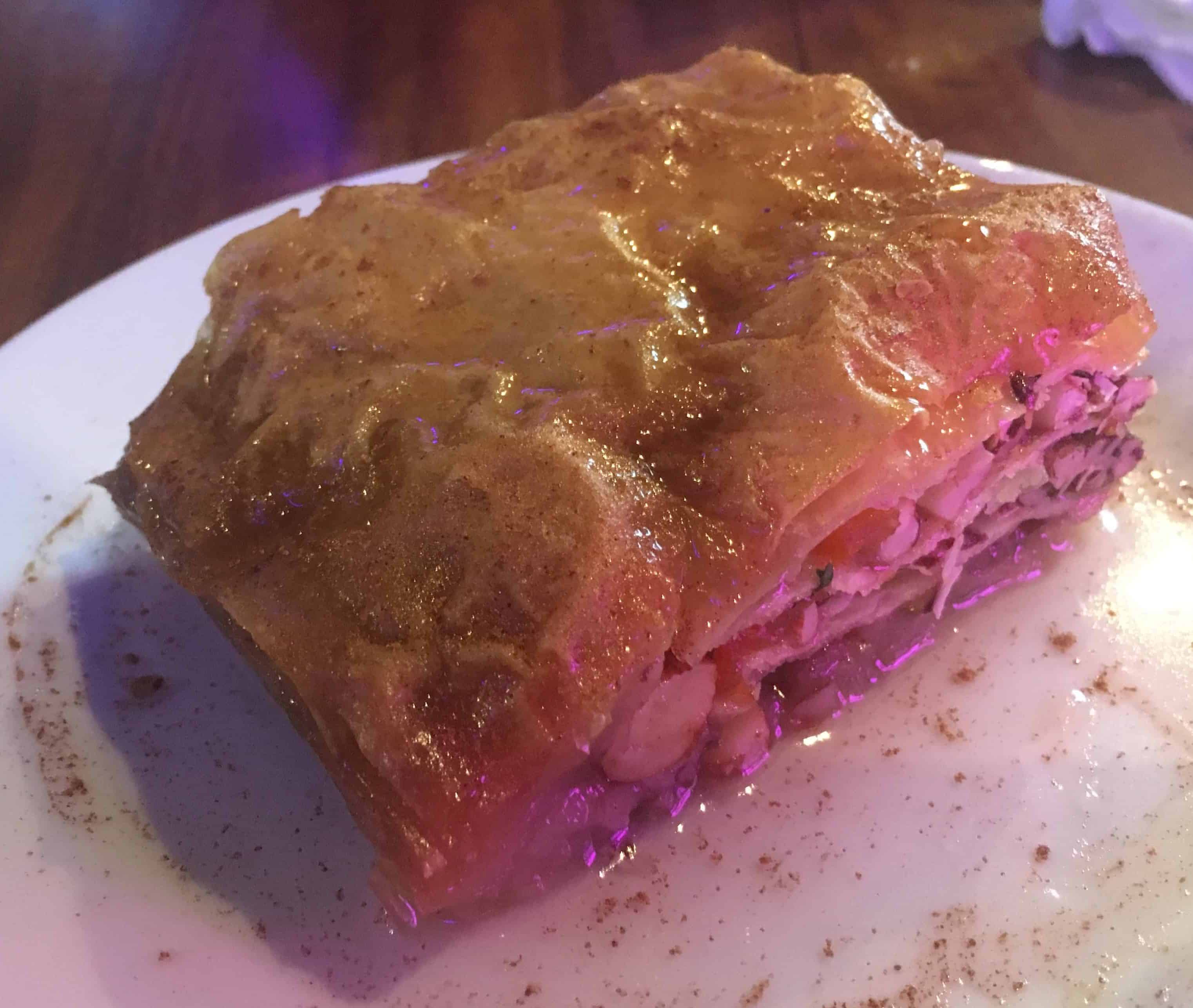 Galaktoboureko at The Greek Connection in Medellín, Antioquia, Colombia