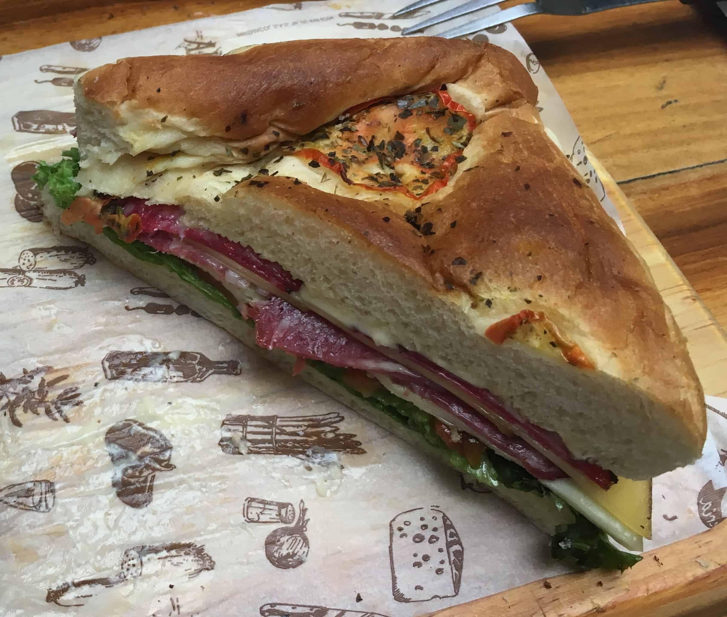 Focaccia at Bonhomía in Medellín, Antioquia, Colombia