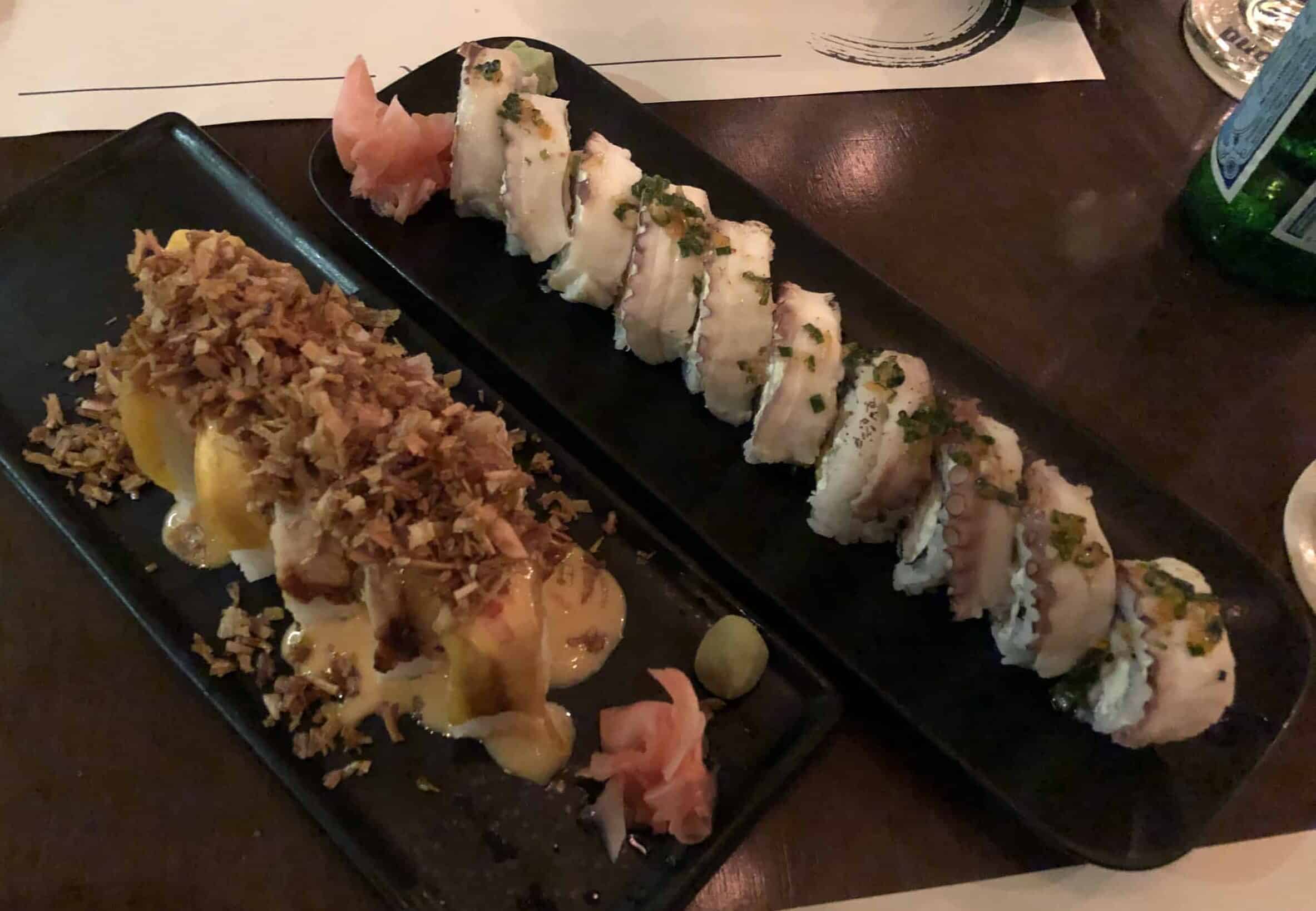 Sushi at Panka in El Poblado, Medellín, Colombia