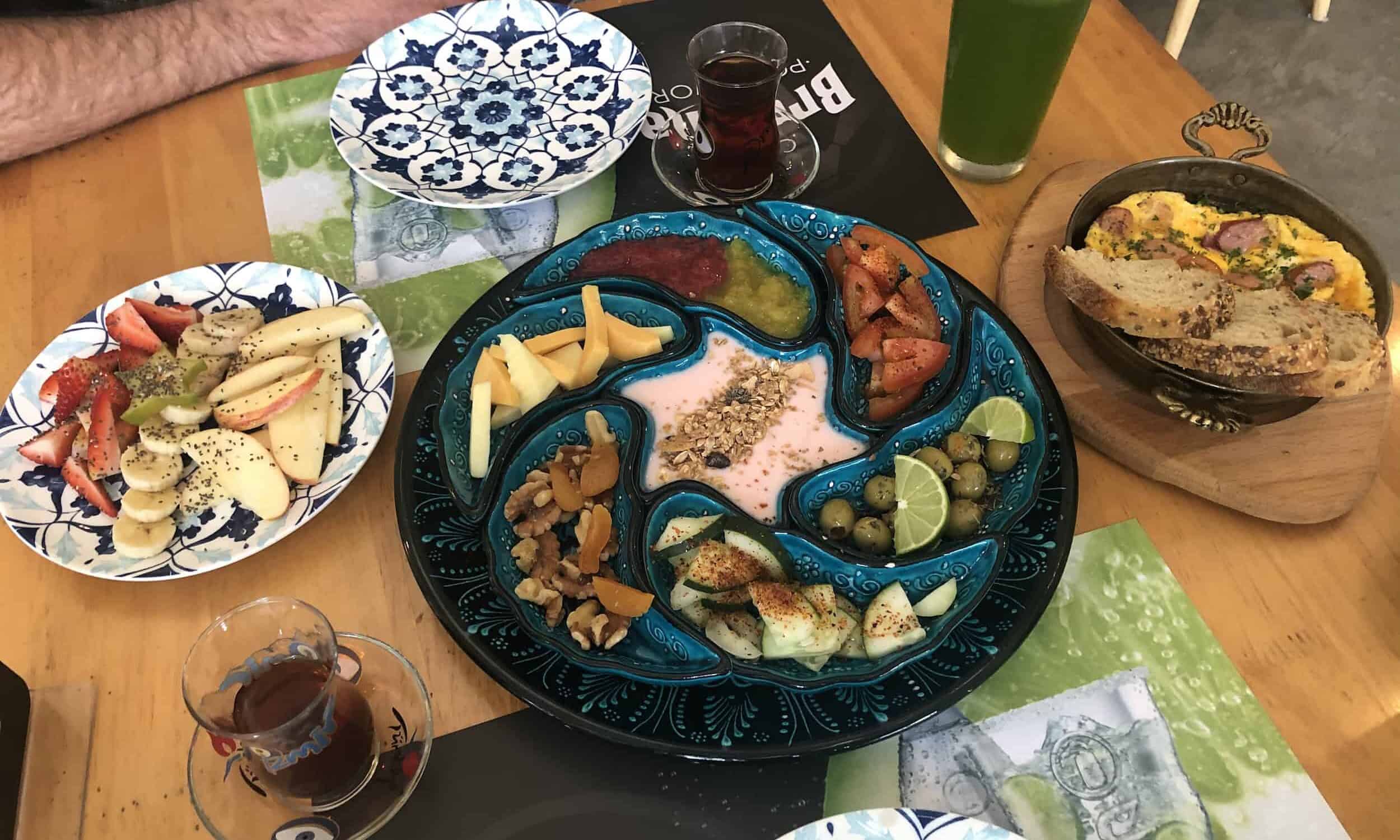 Turkish breakfast at Lezzet in El Poblado