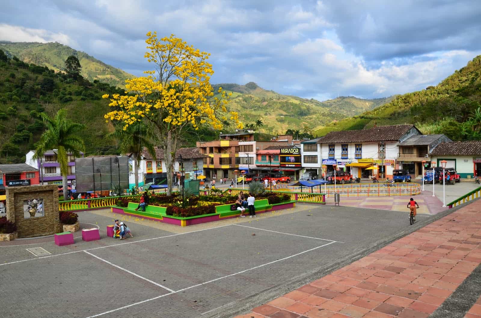 Plaza in Mistrató, Risaralda, Colombia
