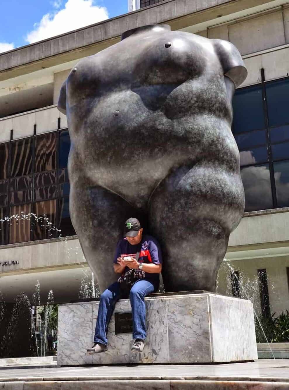 La Gorda at Parque Berrío in El Centro Medellín, Antioquia, Colombia