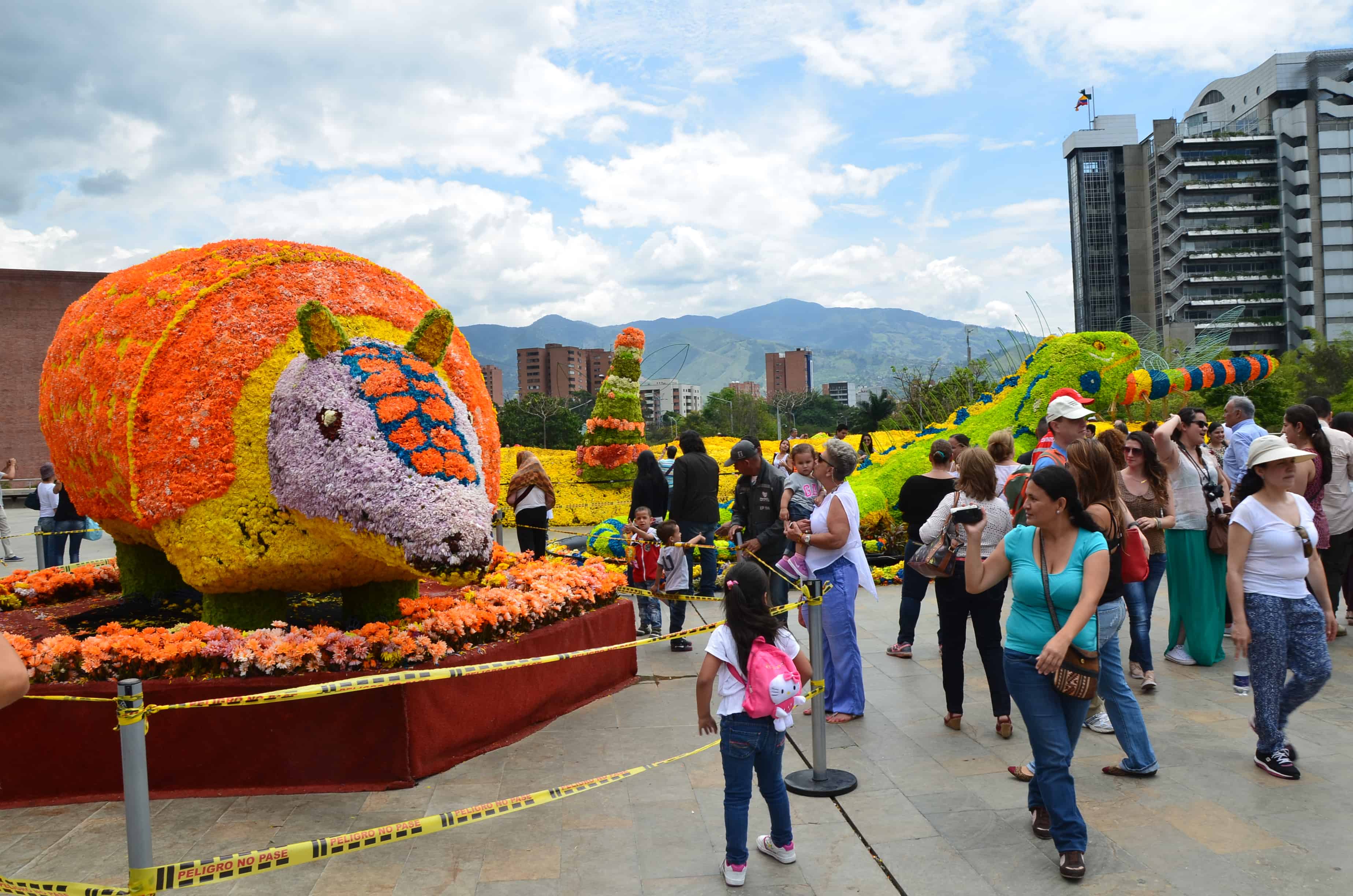 Event at Plaza Mayor in the Flower Festival, Medellín, Antioquia, Colombia