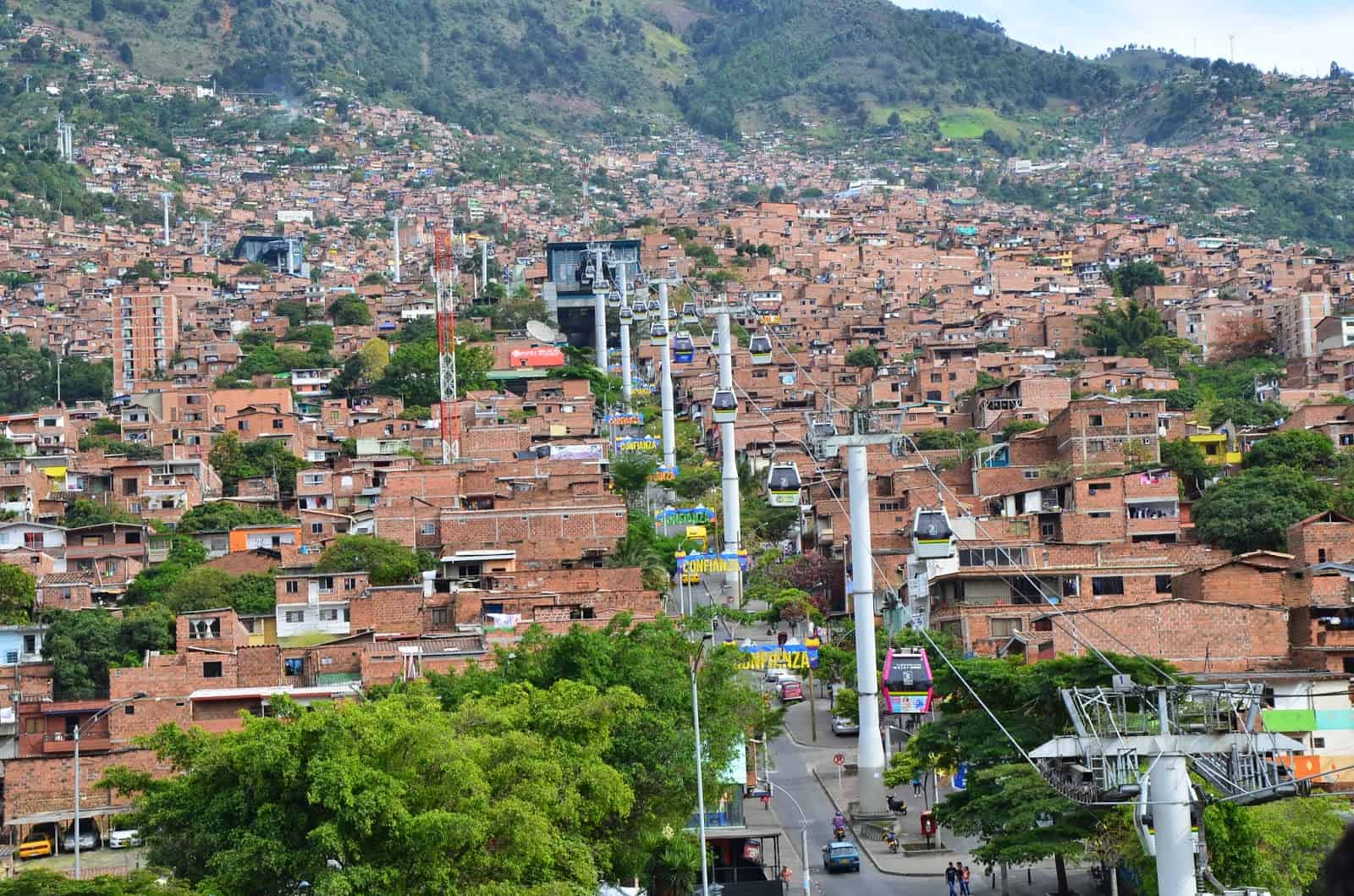 Metrocable Line K in Medellín, Antioquia, Colombia