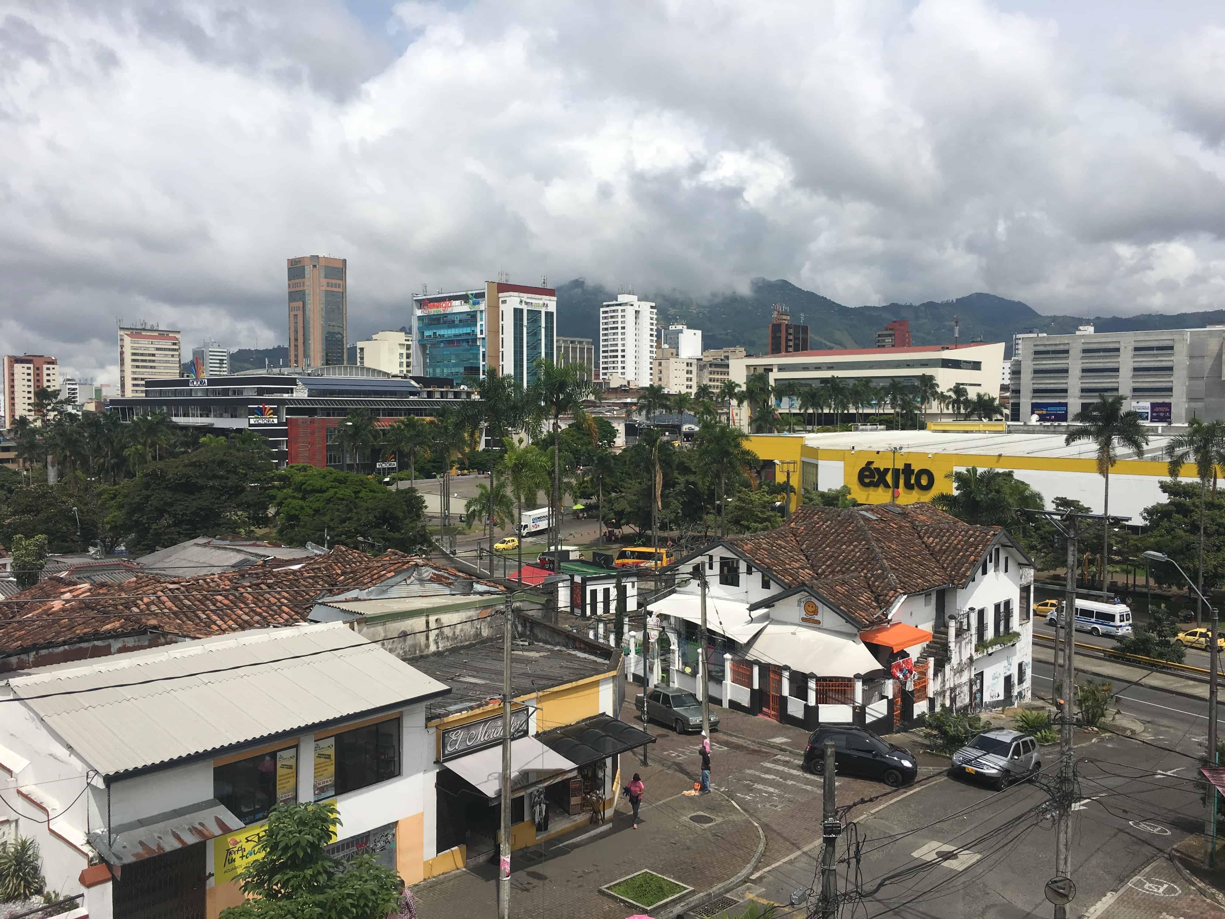 View from Hotel Castilla Real in Pereira, Risaralda, Colombia