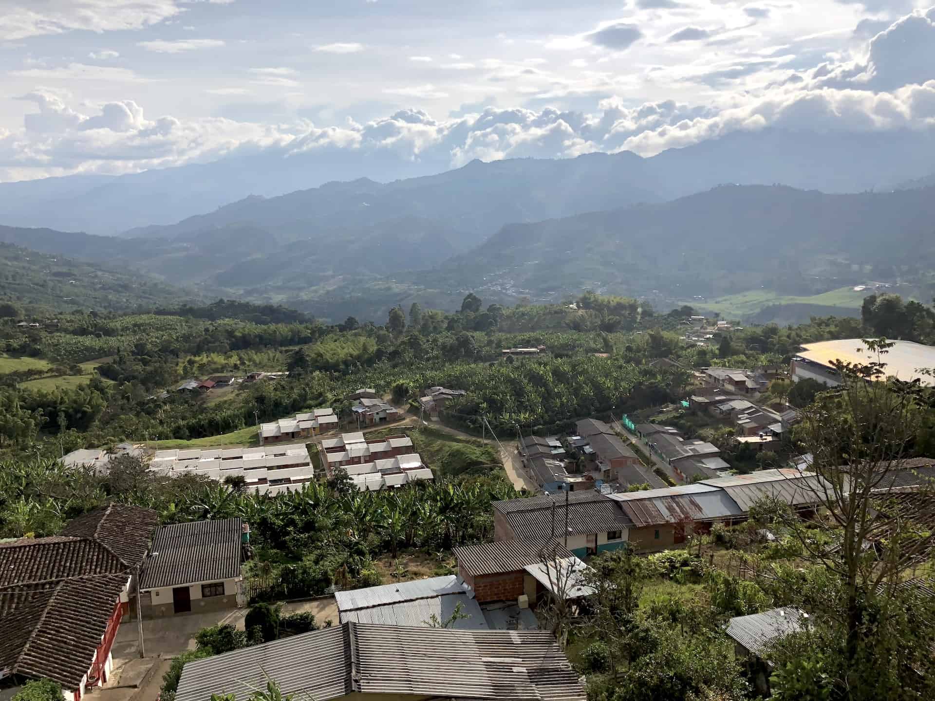 View from the patio in Guática, Risaralda, Colombia