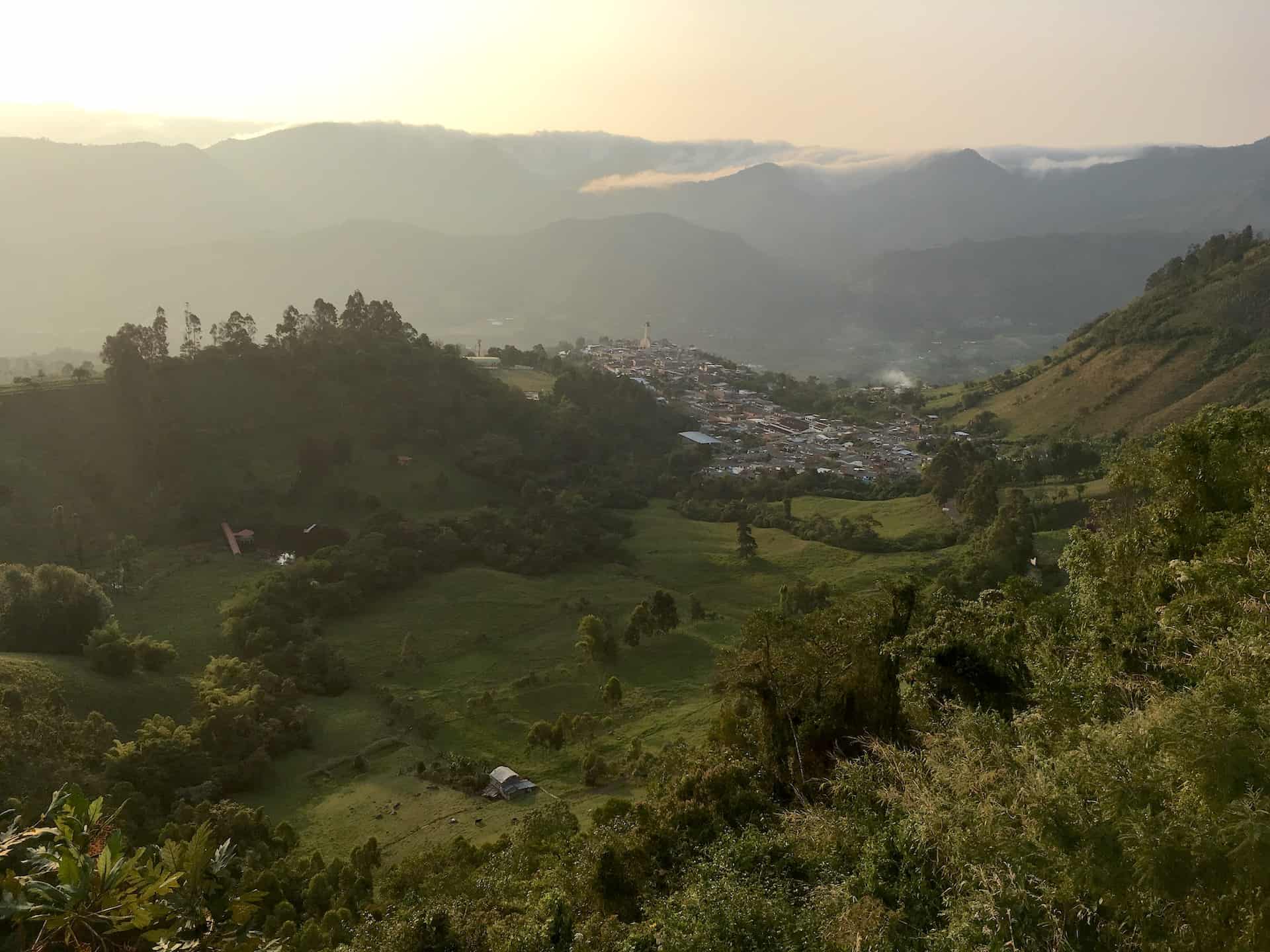 View of Guática, Risaralda, Colombia