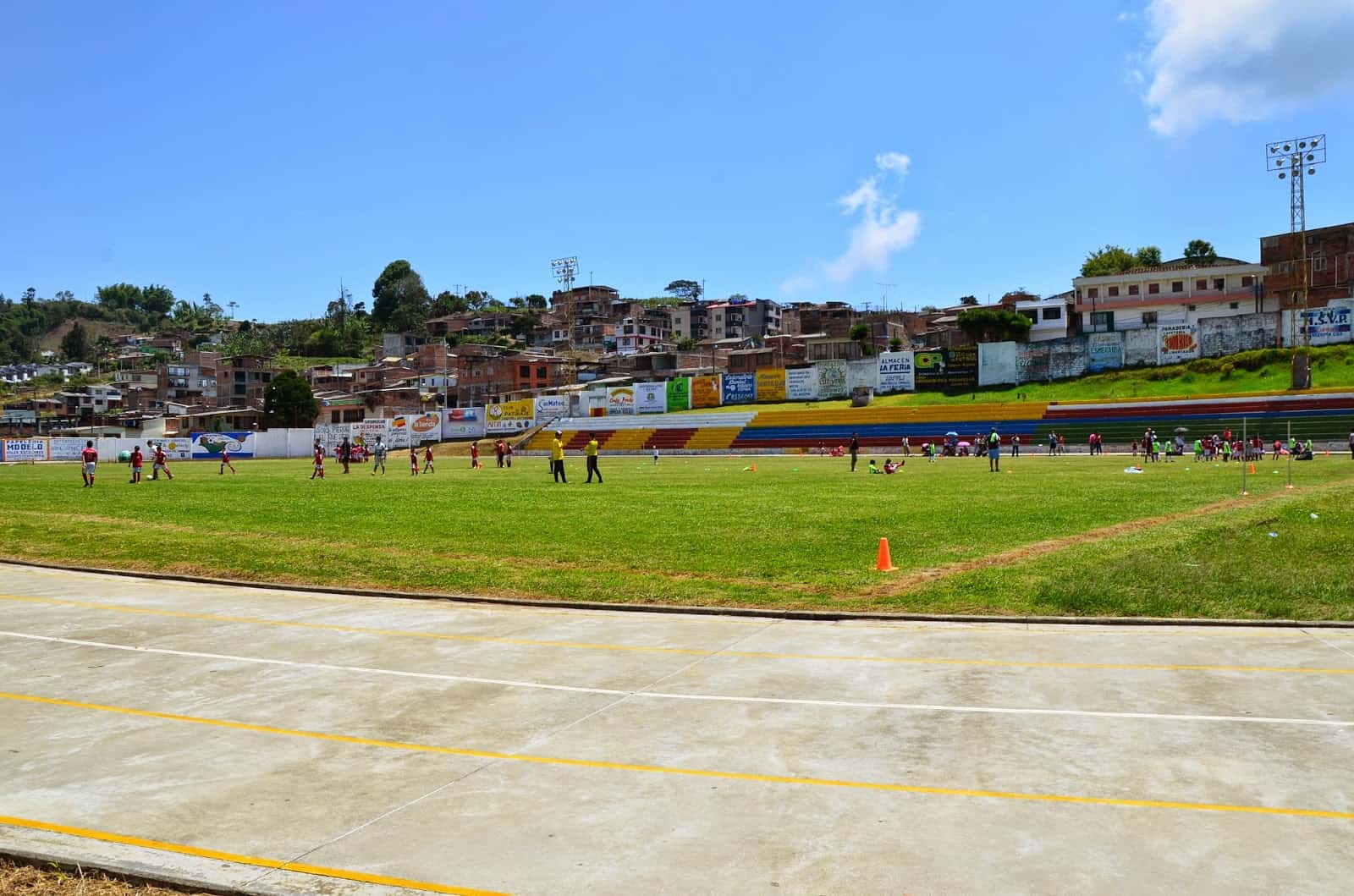Football stadium in Anserma, Caldas, Colombia
