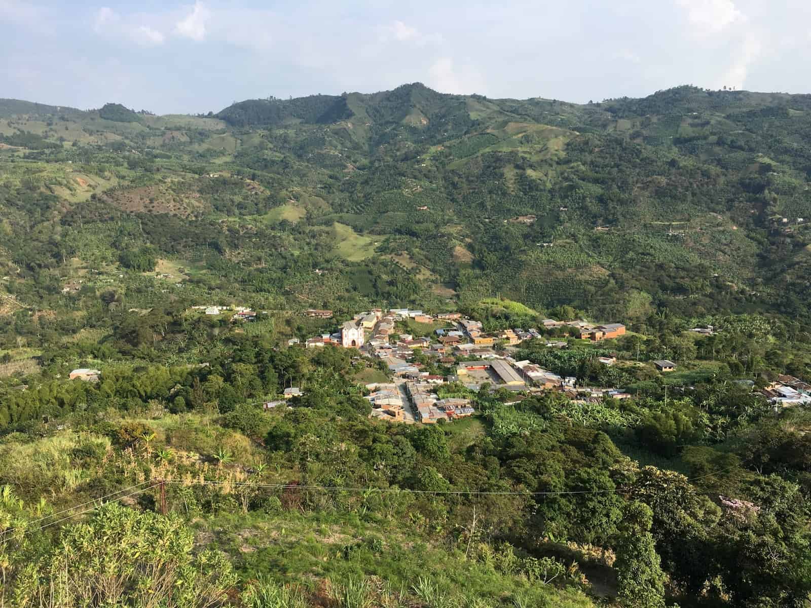 View of Santa Ana, Risaralda, Colombia