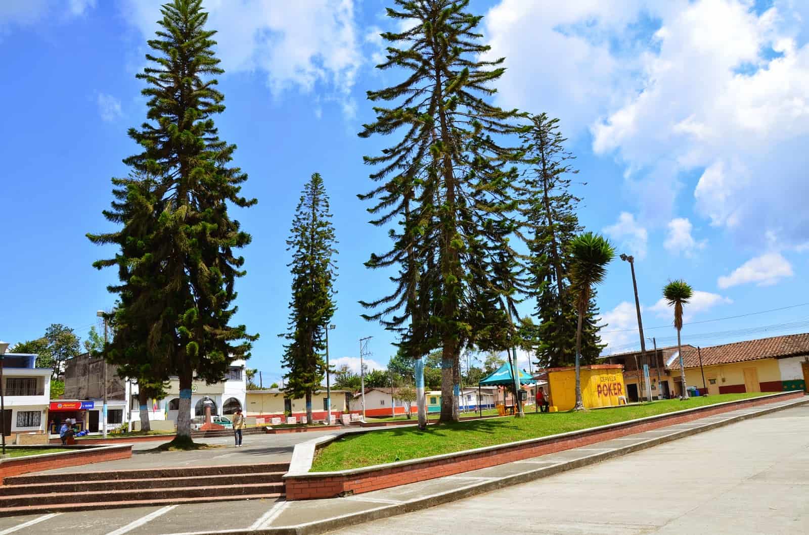 Plaza in San Clemente, Risaralda, Colombia