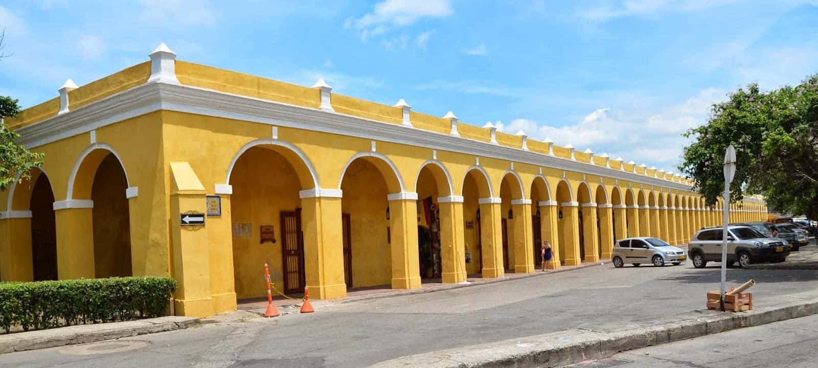 Las Bóvedas on the Walls of Cartagena, Colombia