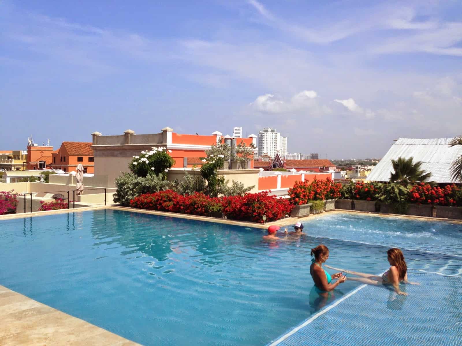 Pool at Bastión Luxury Hotel in Cartagena, Colombia