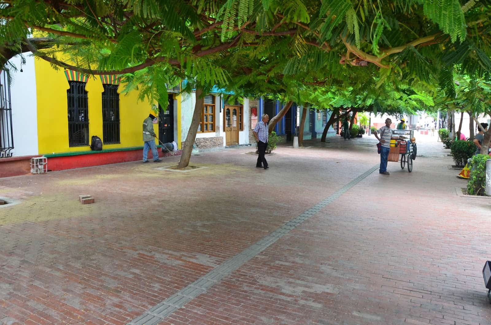 Parque de Los Novios in Santa Marta, Magdalena, Colombia