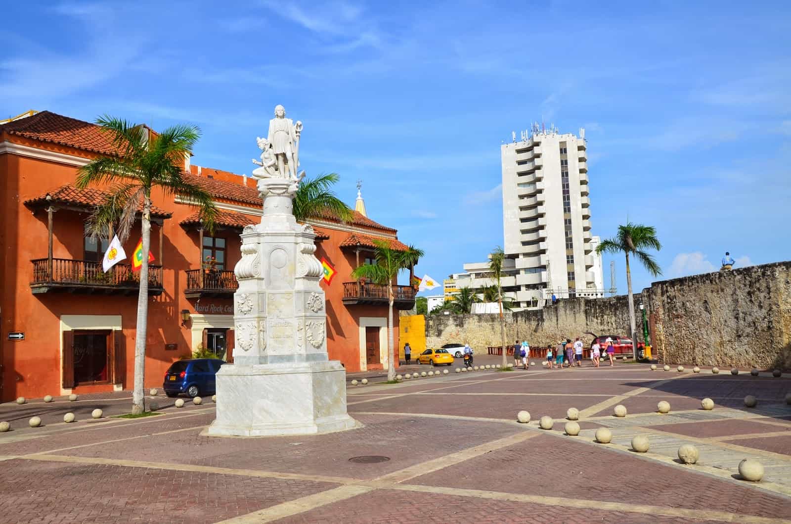 Plaza de la Aduana in El Centro, Cartagena, Bolívar, Colombia