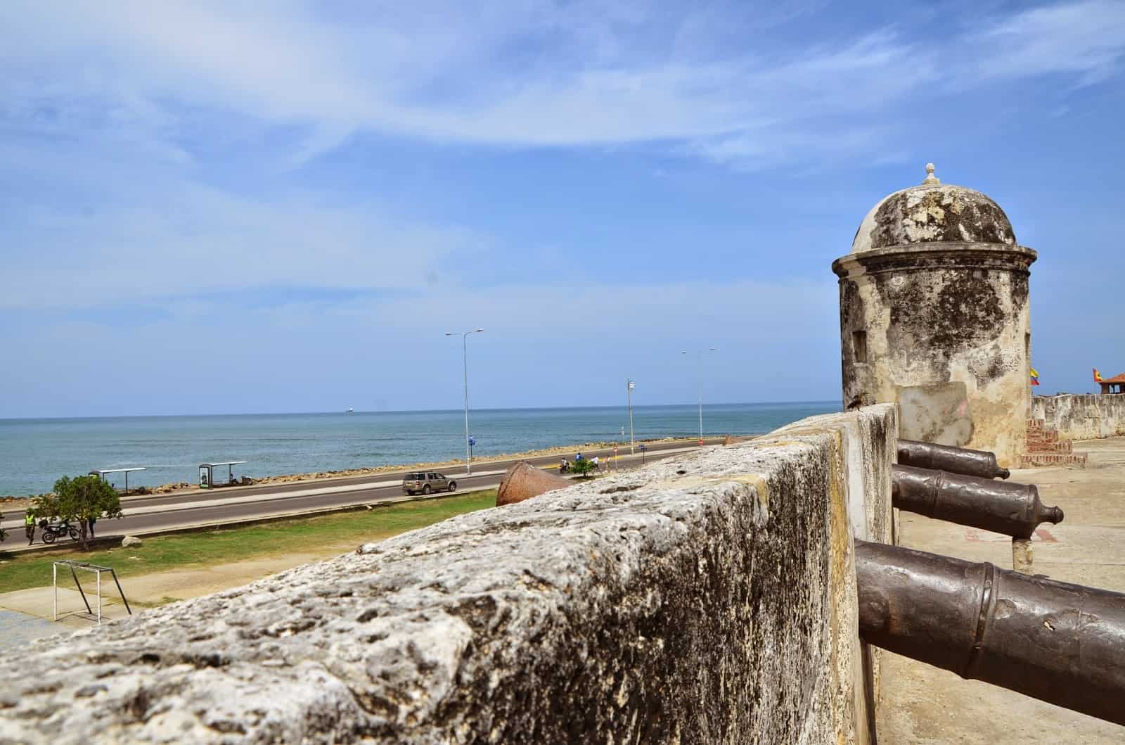City walls of Cartagena, Bolívar, Colombia