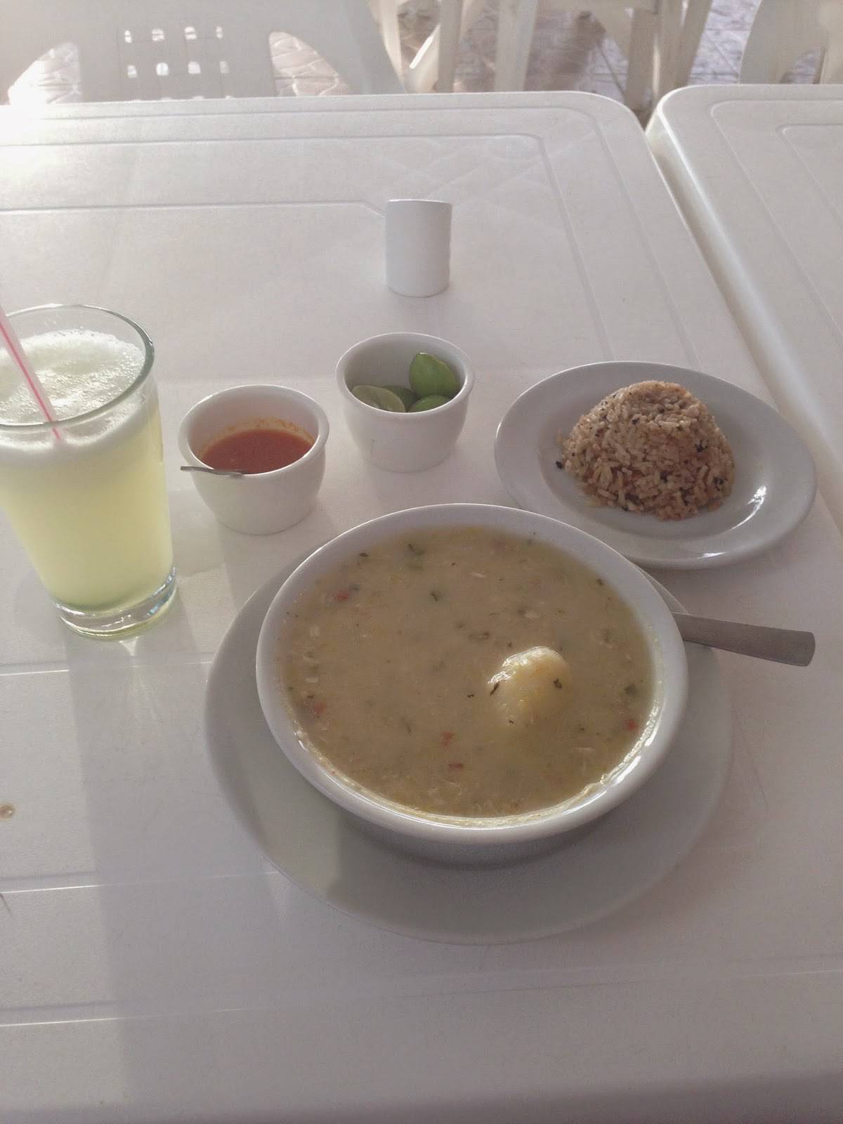 Fish soup at El Muelle in Taganga, Magdalena, Colombia