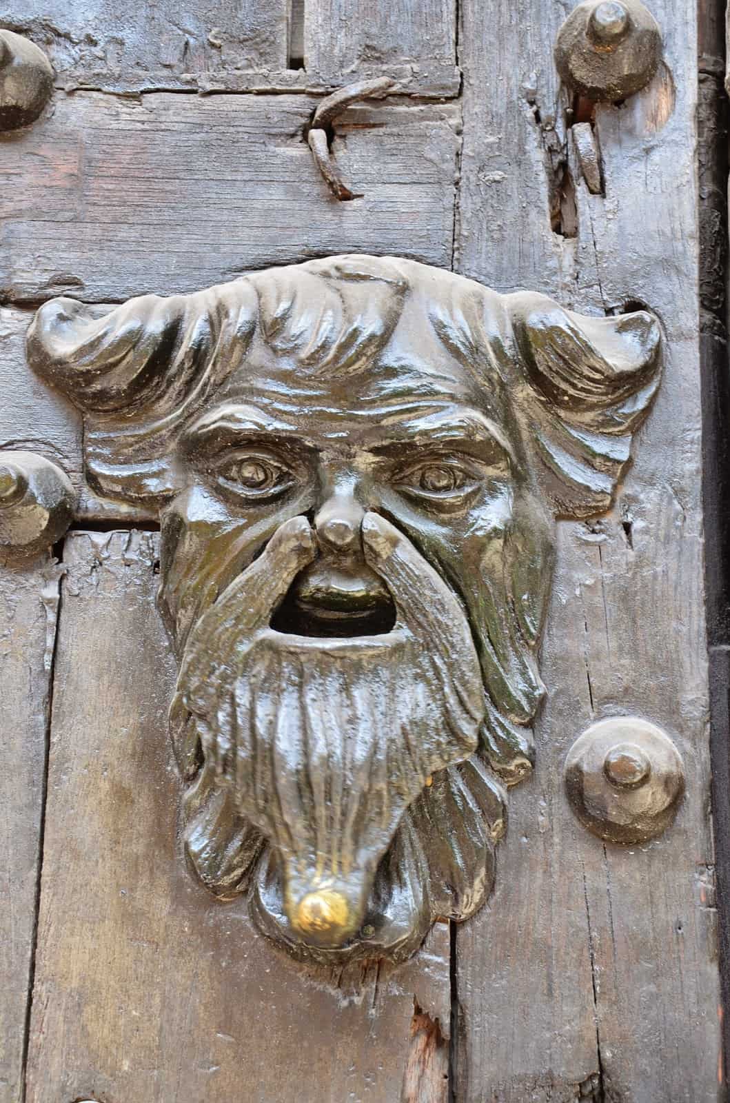 Door knocker in San Diego, Cartagena, Bolívar, Colombia