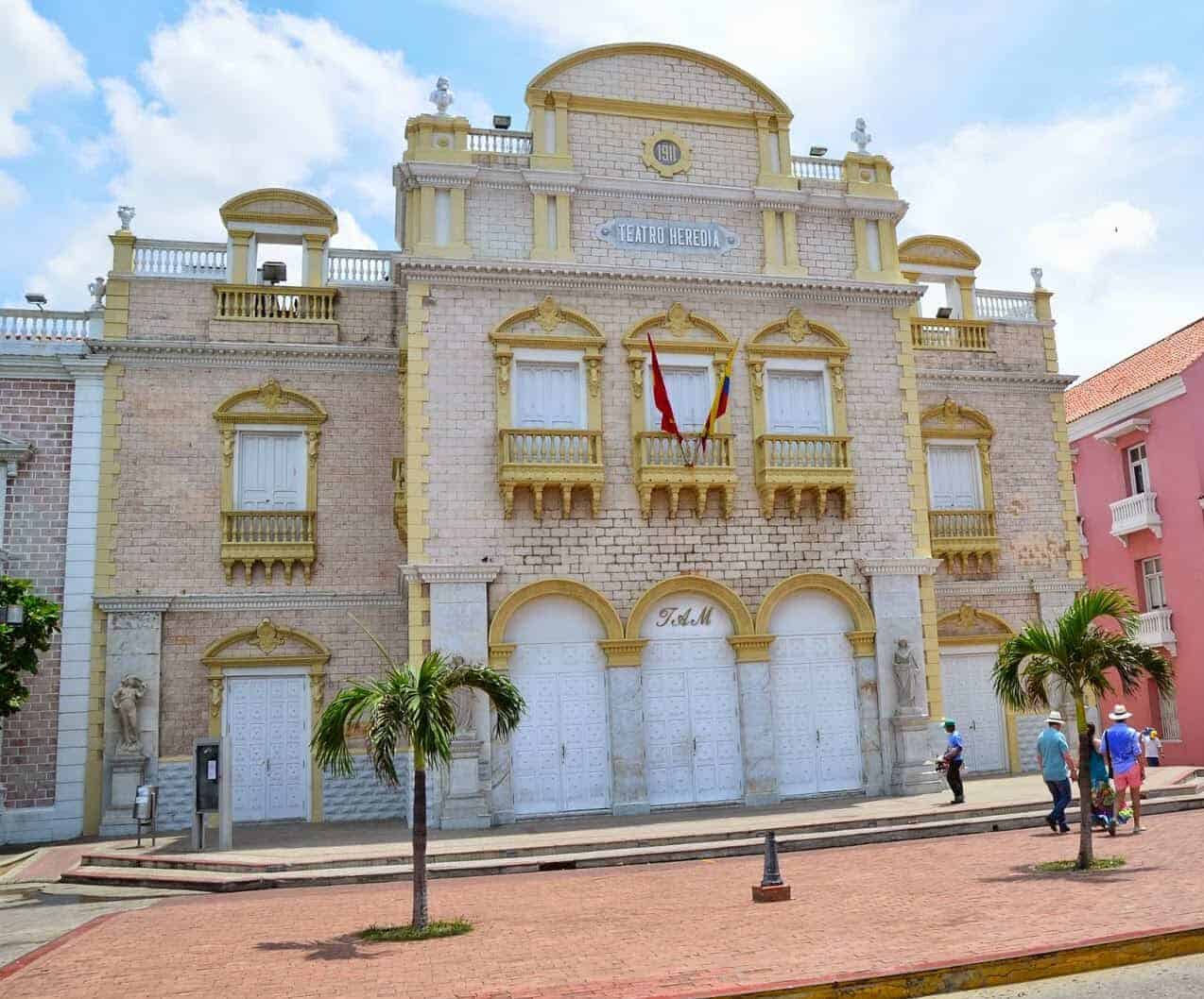 Heredia Theatre in El Centro, Cartagena, Bolívar, Colombia