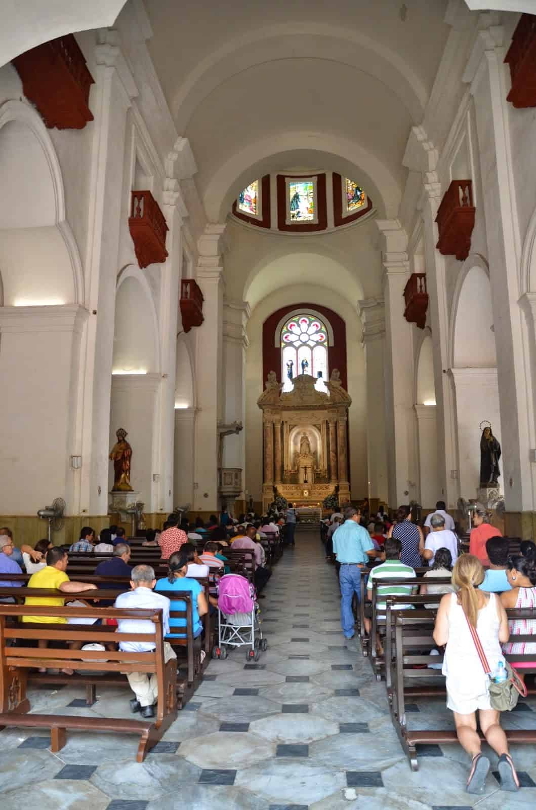 Church of San Pedro Claver in El Centro, Cartagena, Bolívar, Colombia