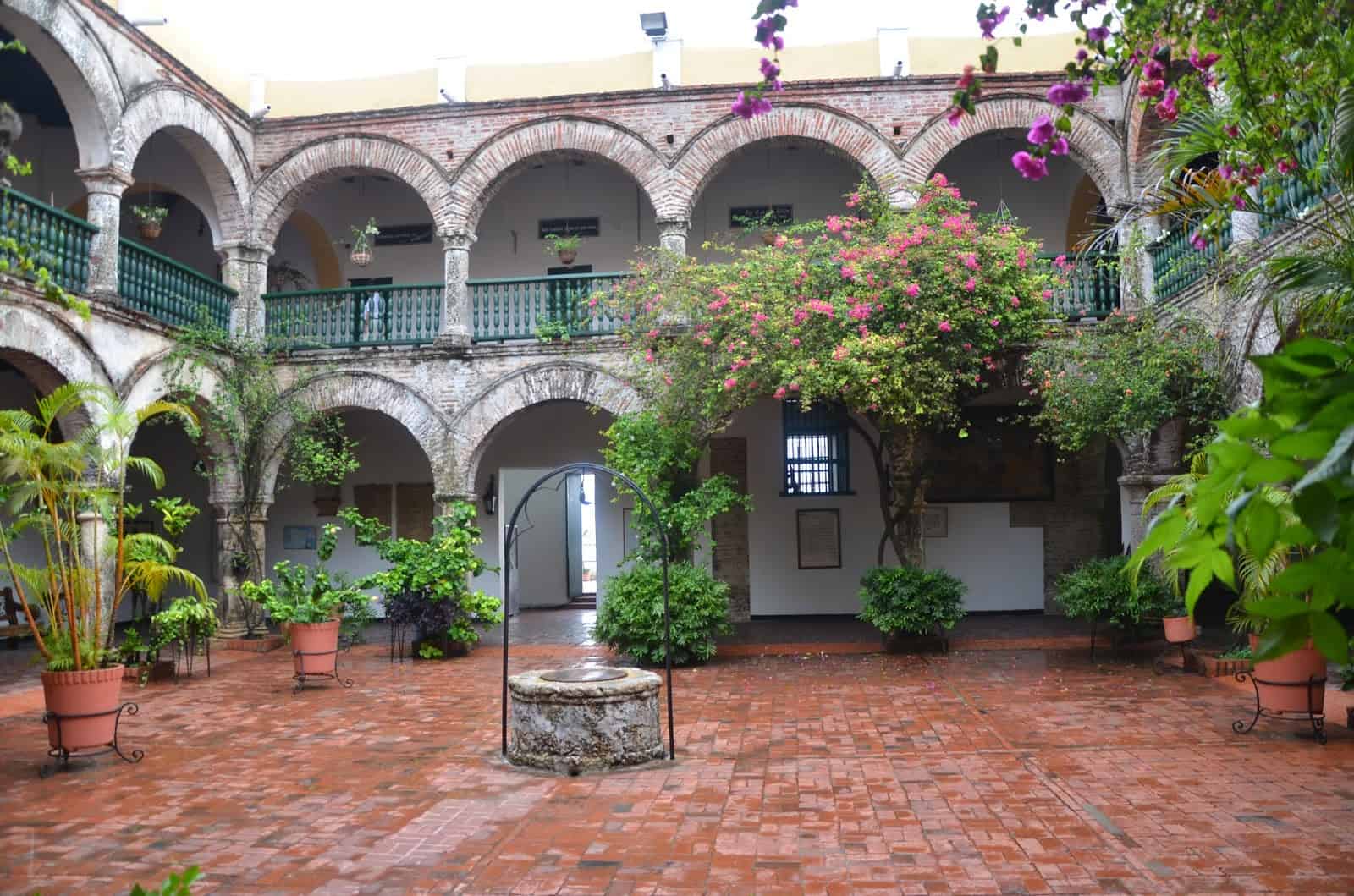 Courtyard at La Popa Convent in Cartagena, Bolívar, Colombia