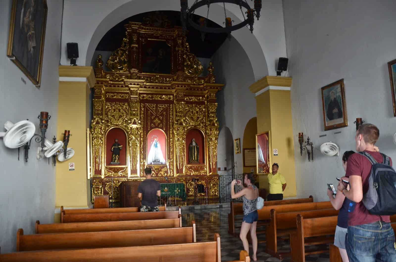 Chapel at La Popa Convent in Cartagena, Bolívar, Colombia