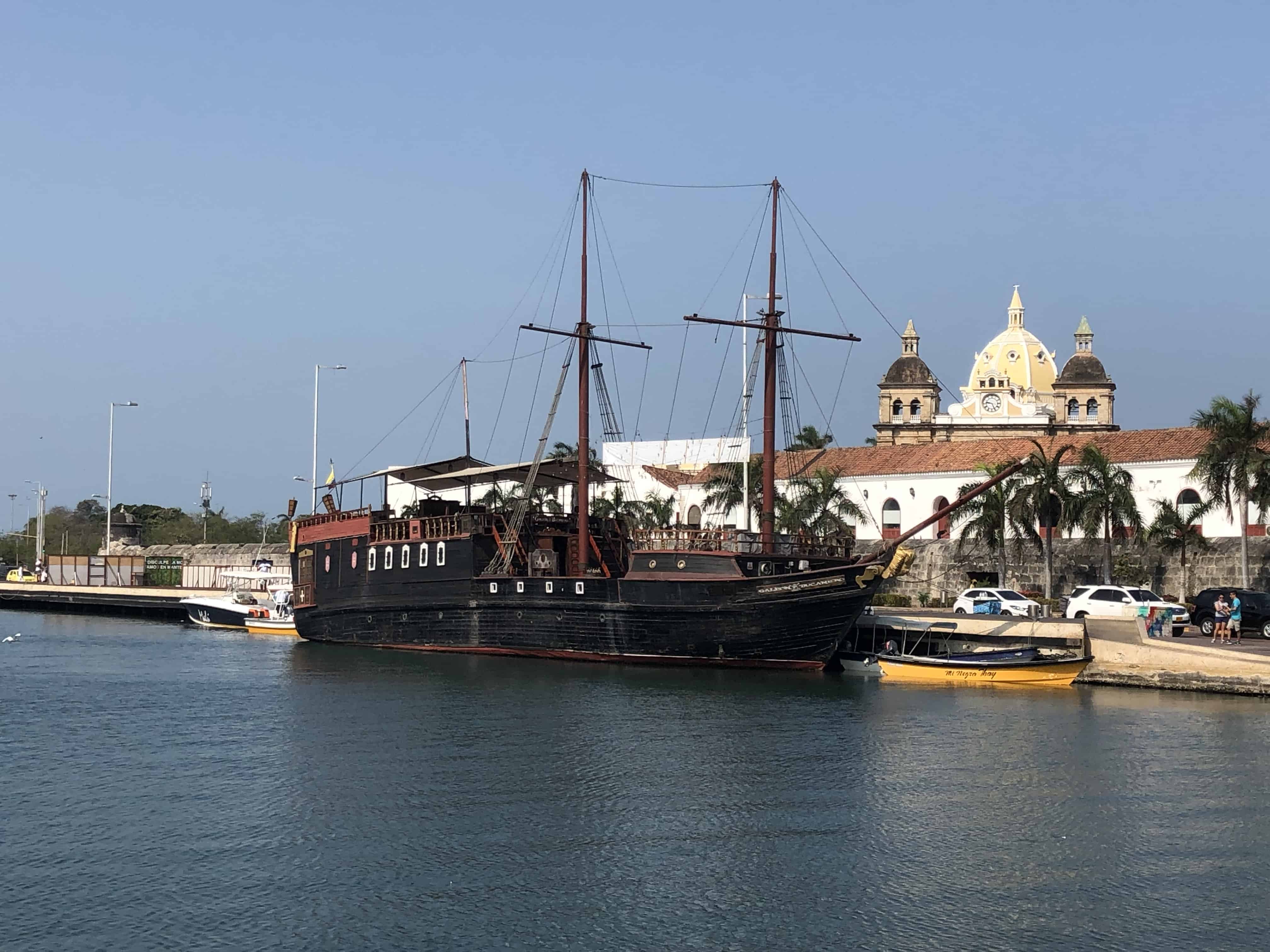 Pirate Ship Museum in Cartagena, Colombia