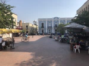 Plaza de San Francisco in Santa Marta, Magdalena, Colombia