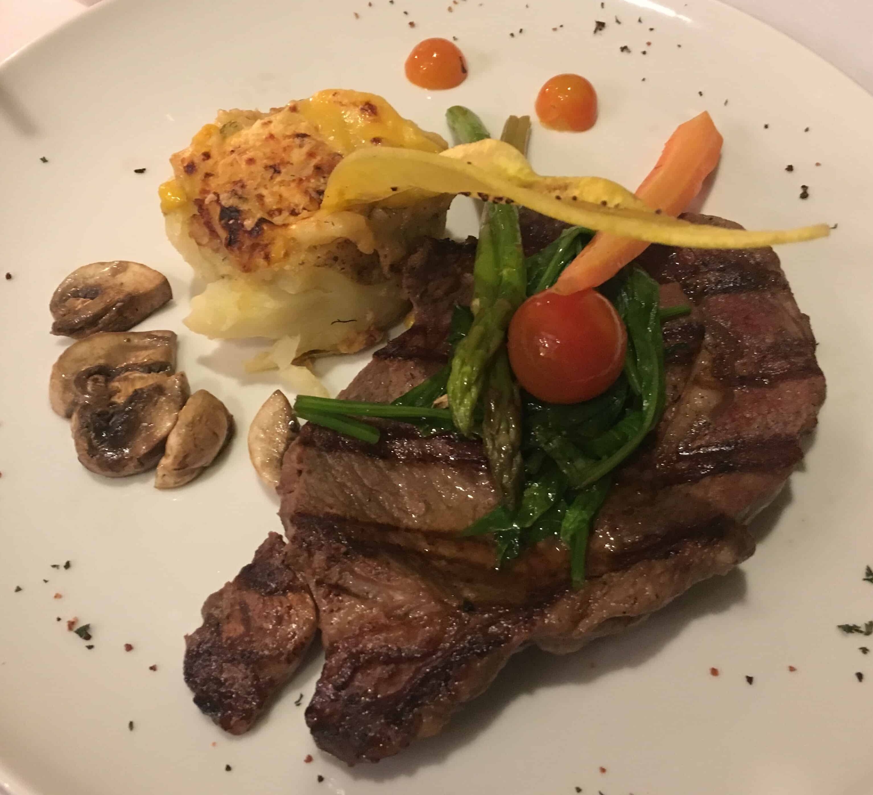Steak at Hilton Cartagena