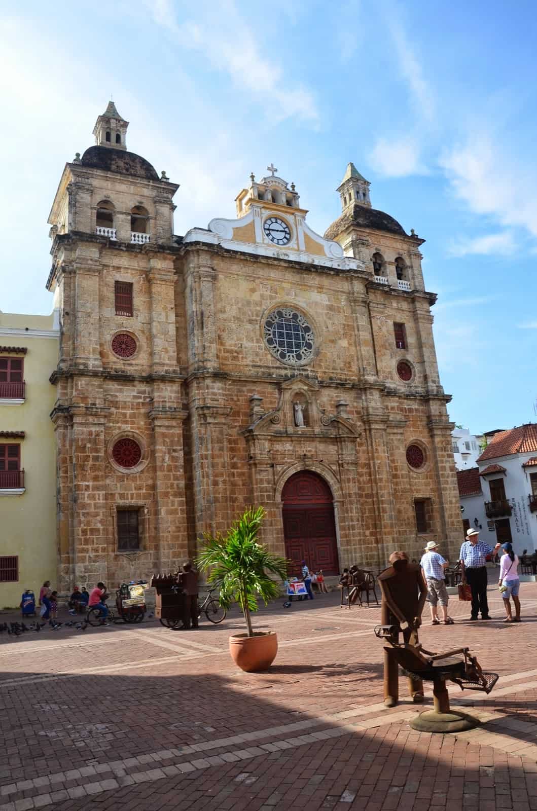 Church of San Pedro Claver in El Centro, Cartagena, Bolívar, Colombia