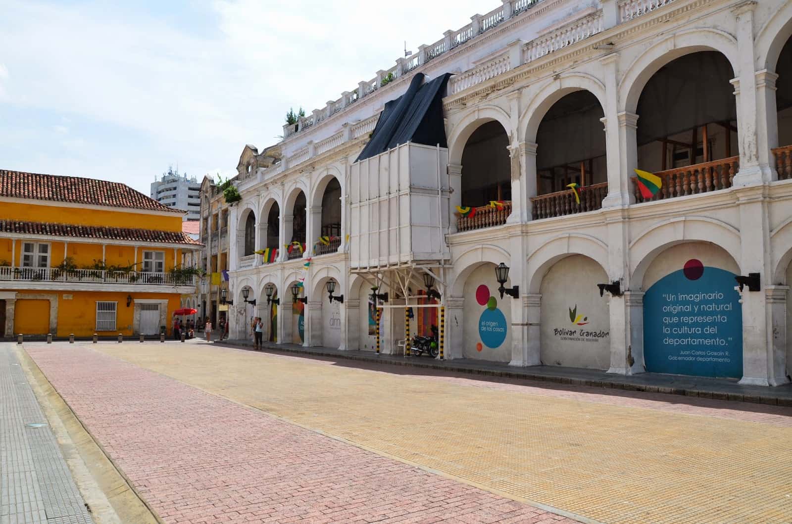 Cabildo under renovation in 2014