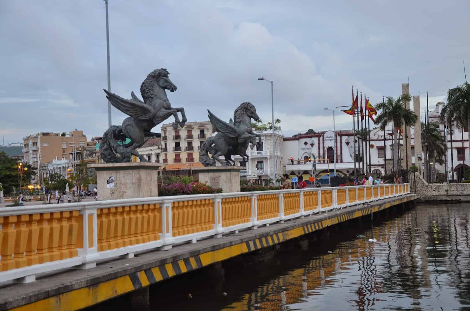 Pegasus Wharf in Cartagena, Colombia