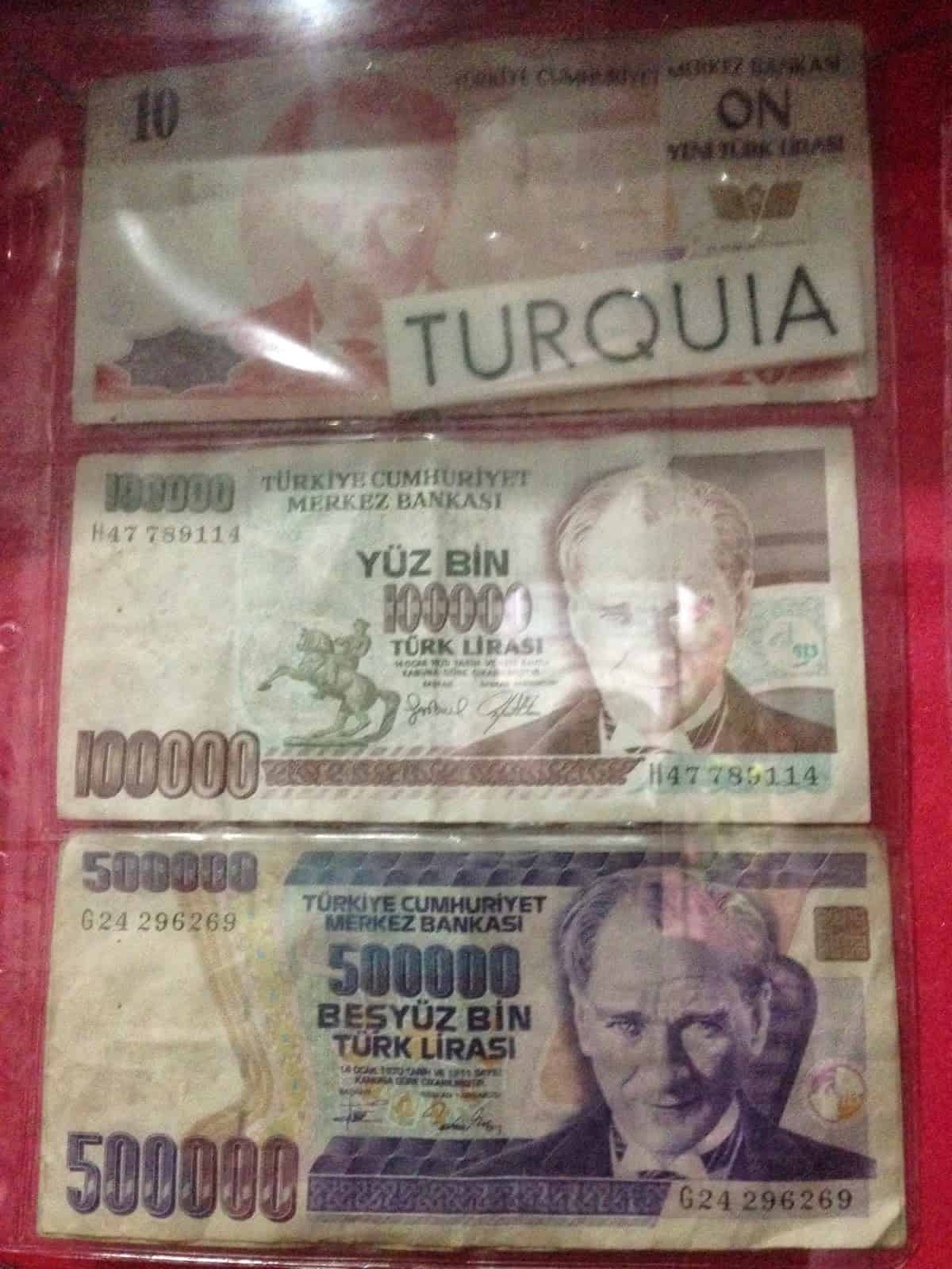 Bills from Turkey