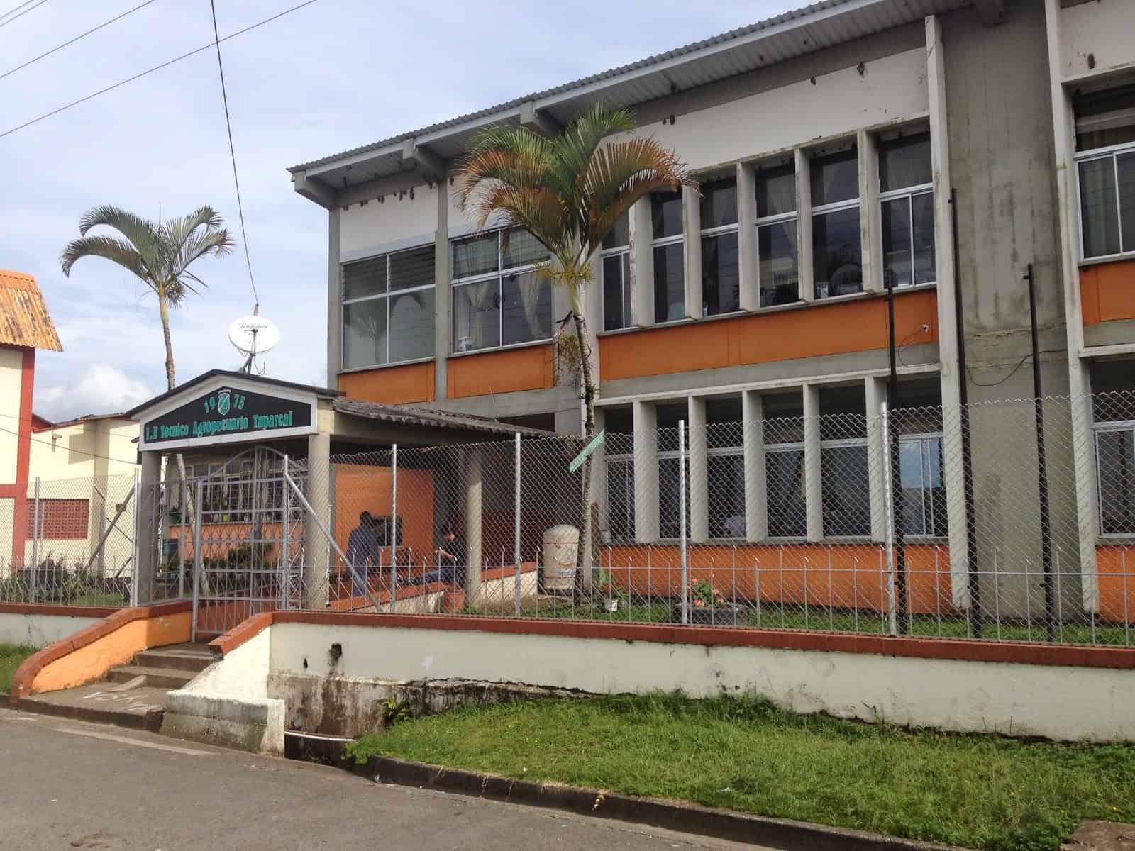 The school in Taparcal,, Belén de Umbría, Risaralda, Colombia