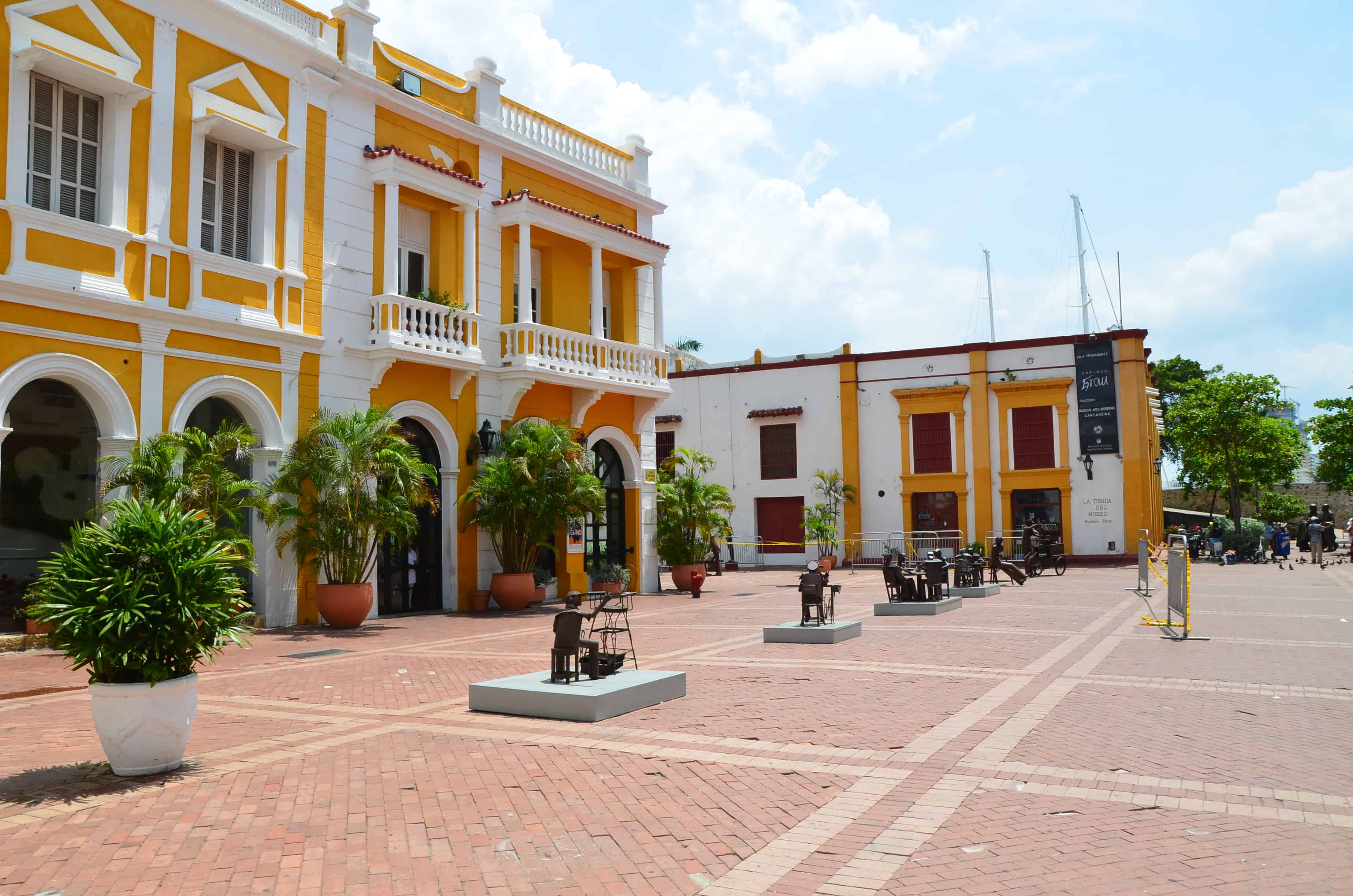 Plaza de San Pedro Claver in El Centro, Cartagena, Bolívar, Colombia