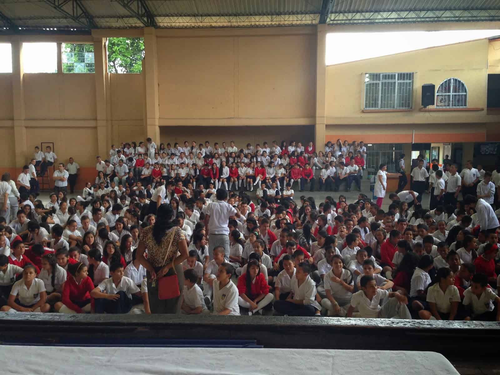 My first day of school at Nuestra Señora del Rosario in Belén de Umbría, Risaralda, Colombia