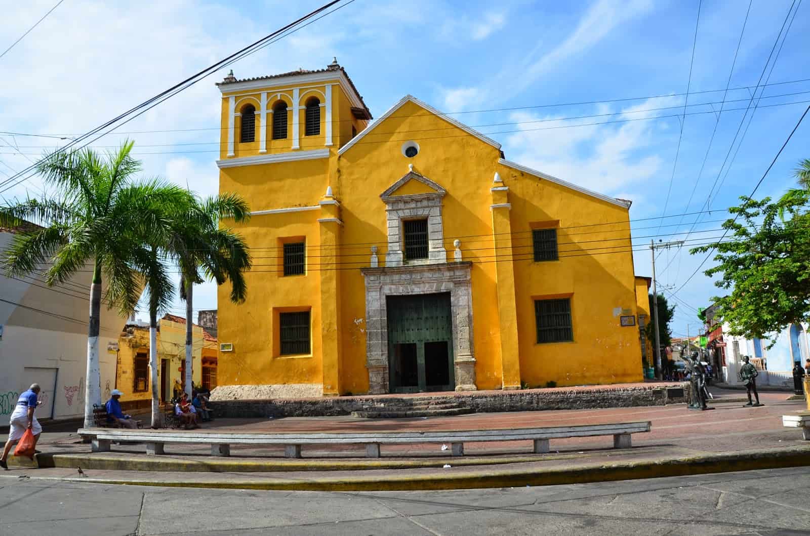 Church of the Holy Trinity in Getsemaní, Cartagena, Colombia