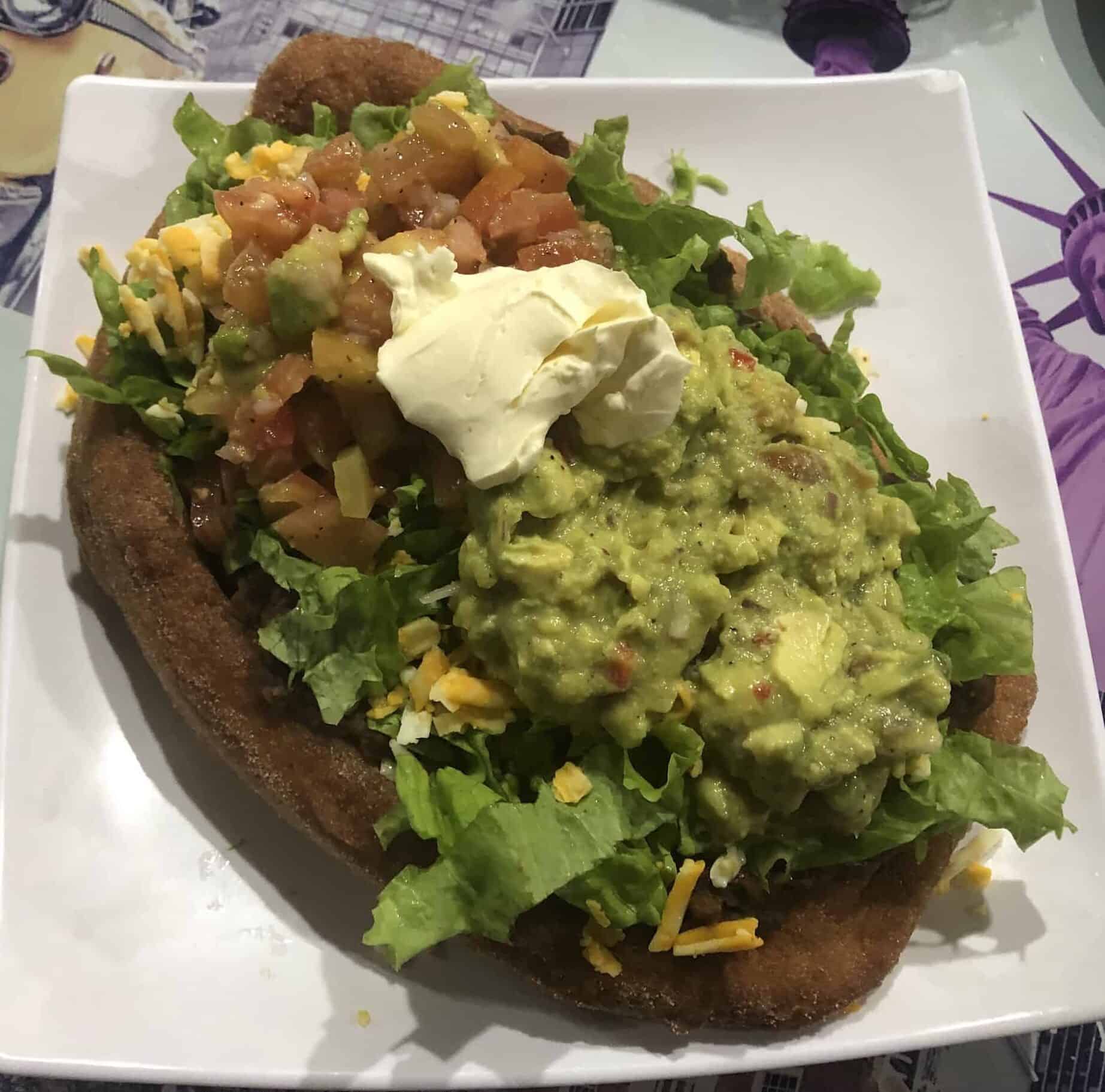 Navajo taco at Brunch de Salento in Salento, Quindío, Colombia